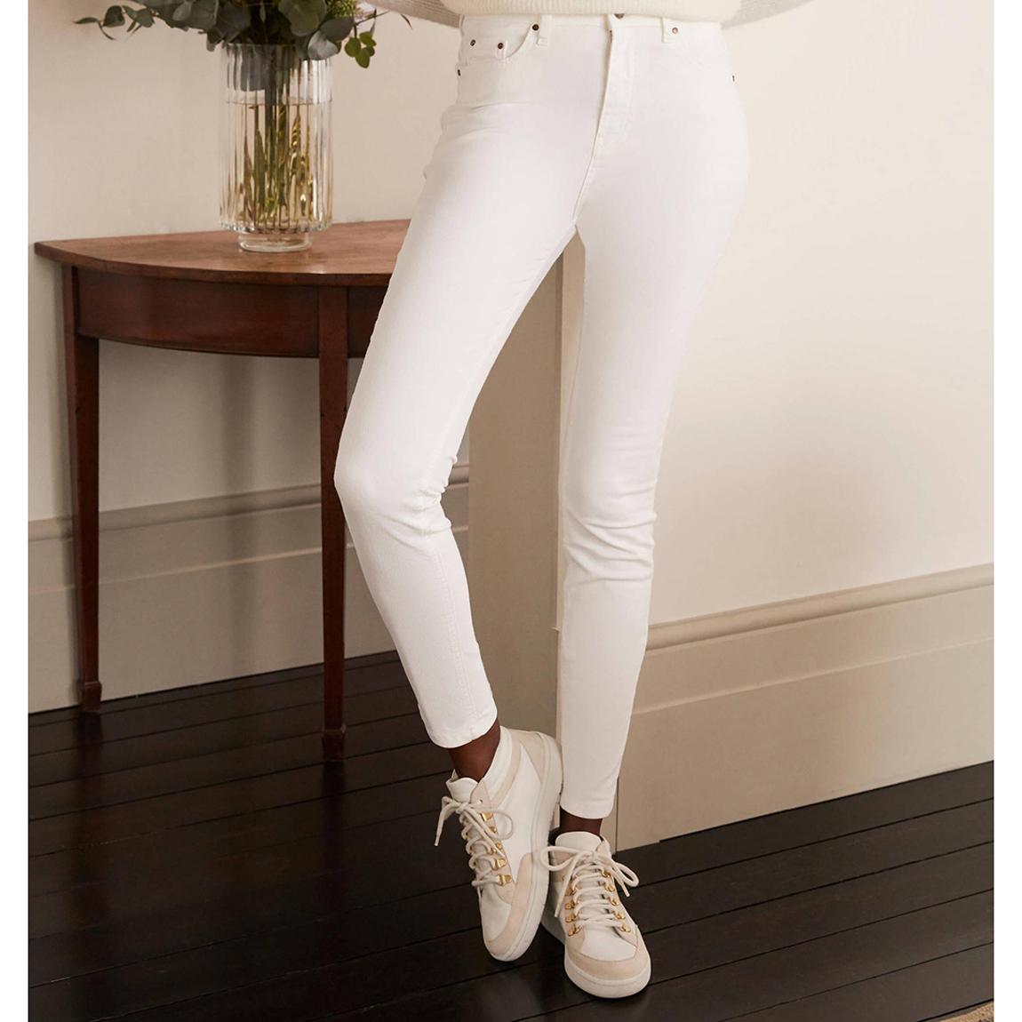 White Super Skinny Stretch Jeans main product photo
