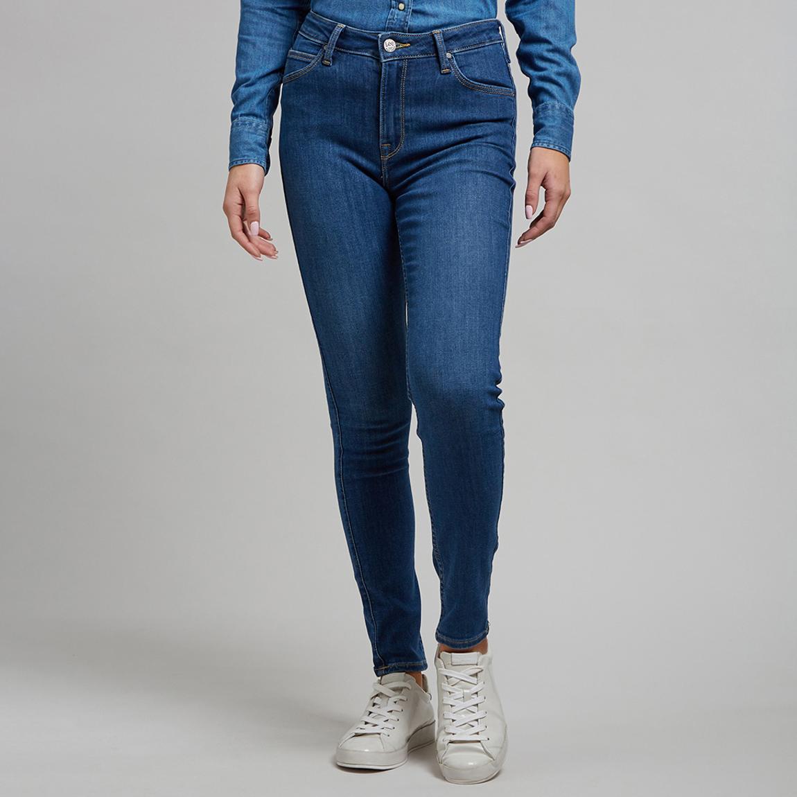Mid Blue Scarlett Skinny Stretch Jeans main product photo