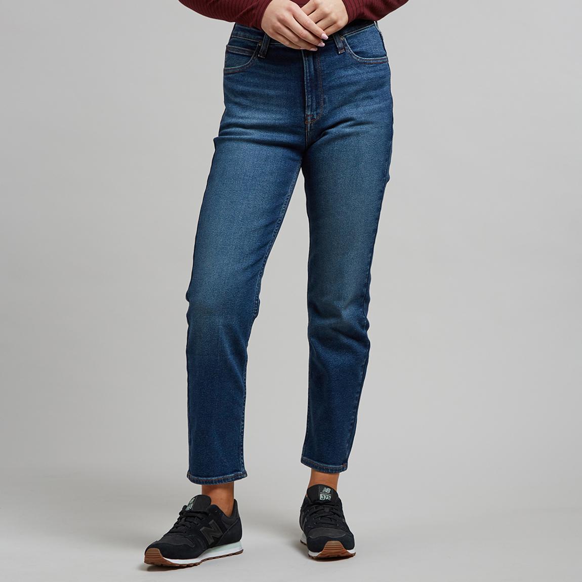 Dark Blue Carol Straight Stretch Jeans main product photo