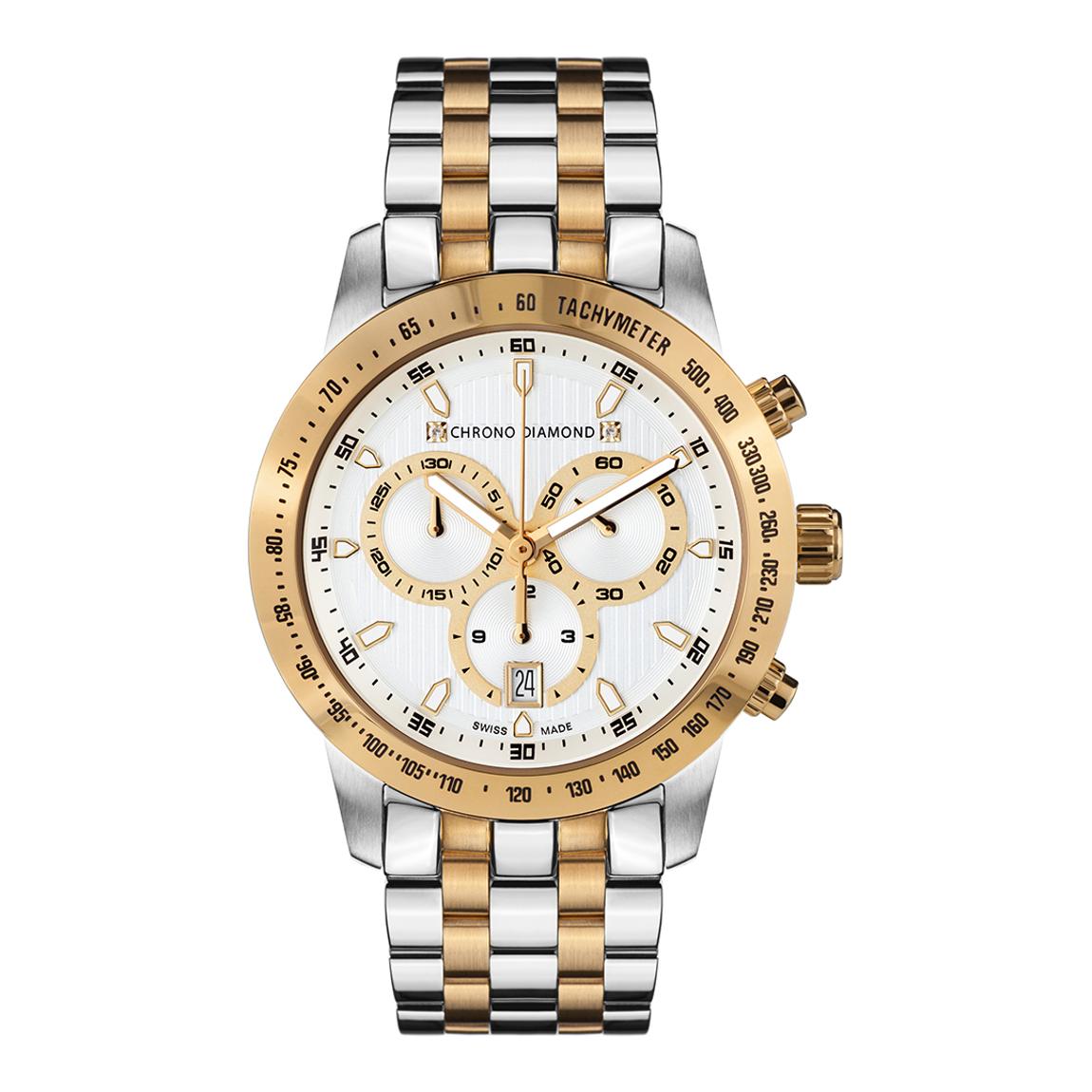 Unisex Swiss Silver/Gold Theseus Watch main product photo