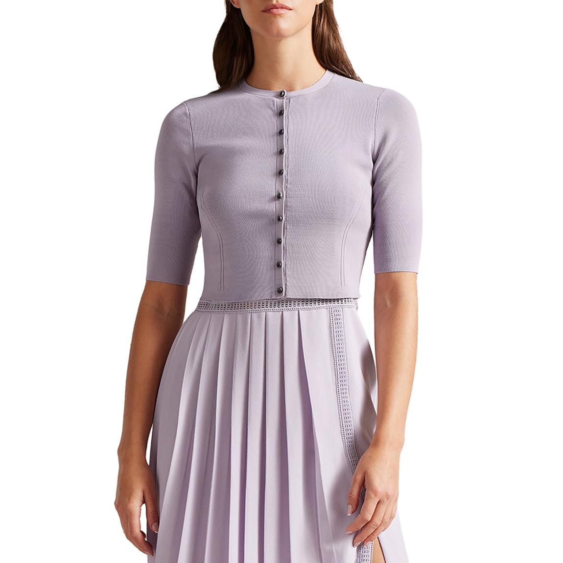 Lilac Perine Button Through Cardigan main product photo