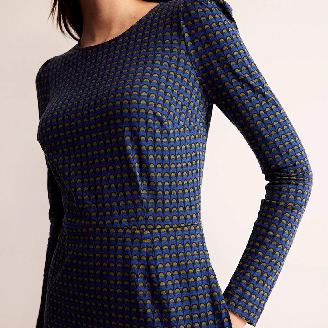 boden penelope jersey dress Shirt Dress Boden Penelope Dress Sapphire Blue Boden Penelope Jersey Dress  Blue Farm Dress UK