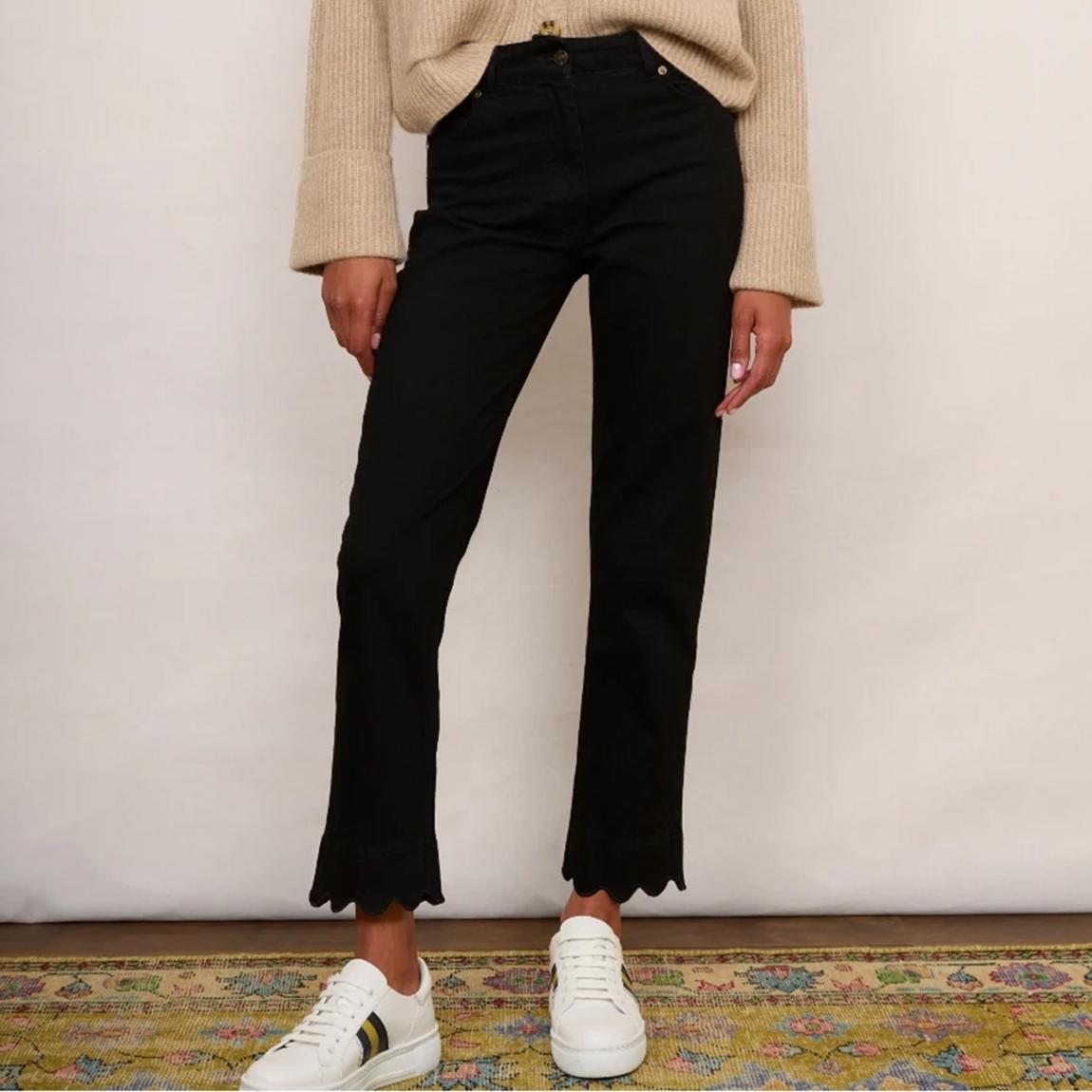 Black Harper Slim Leg Jeans main product photo