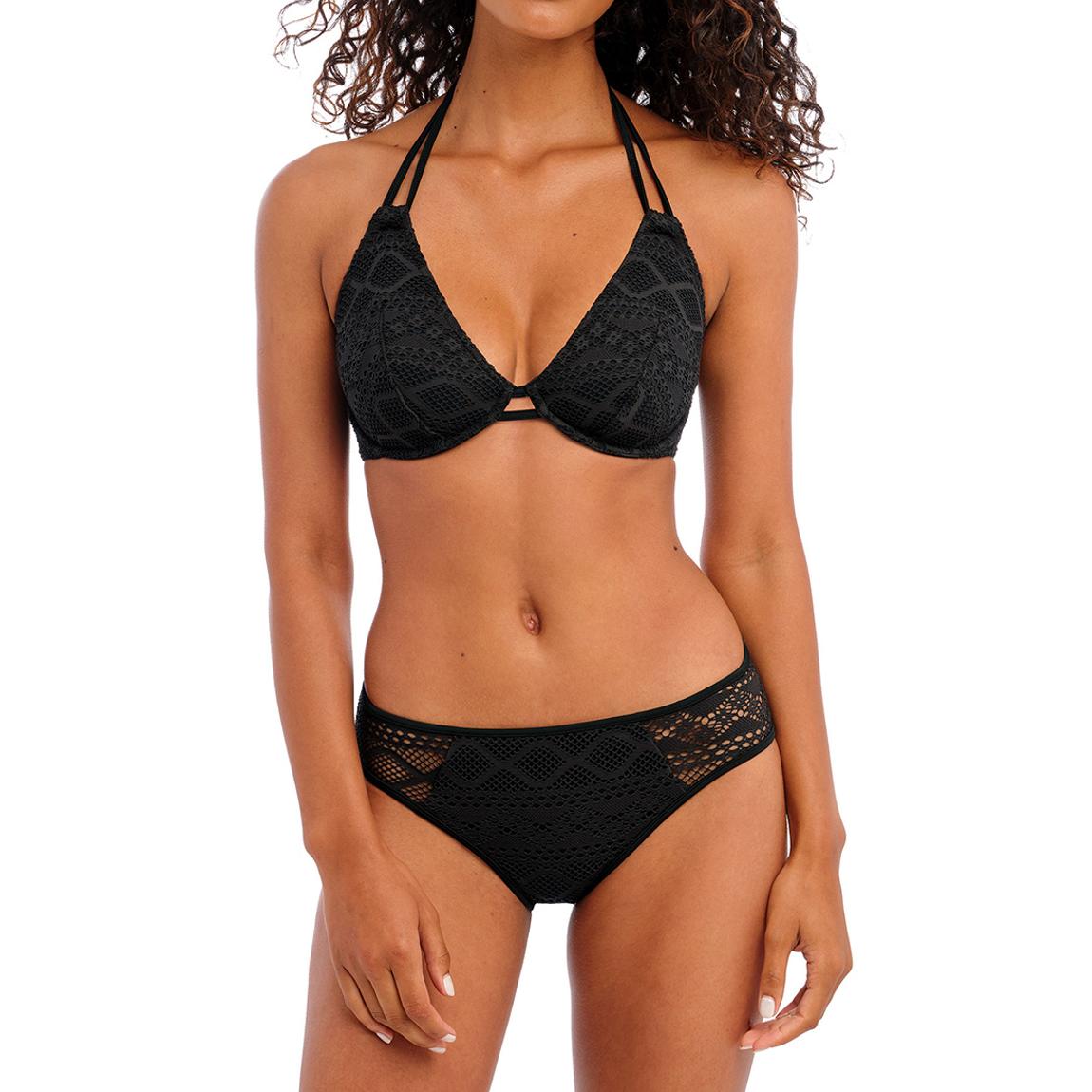 Black Sundance Underwire Halter Bikini Top main product photo
