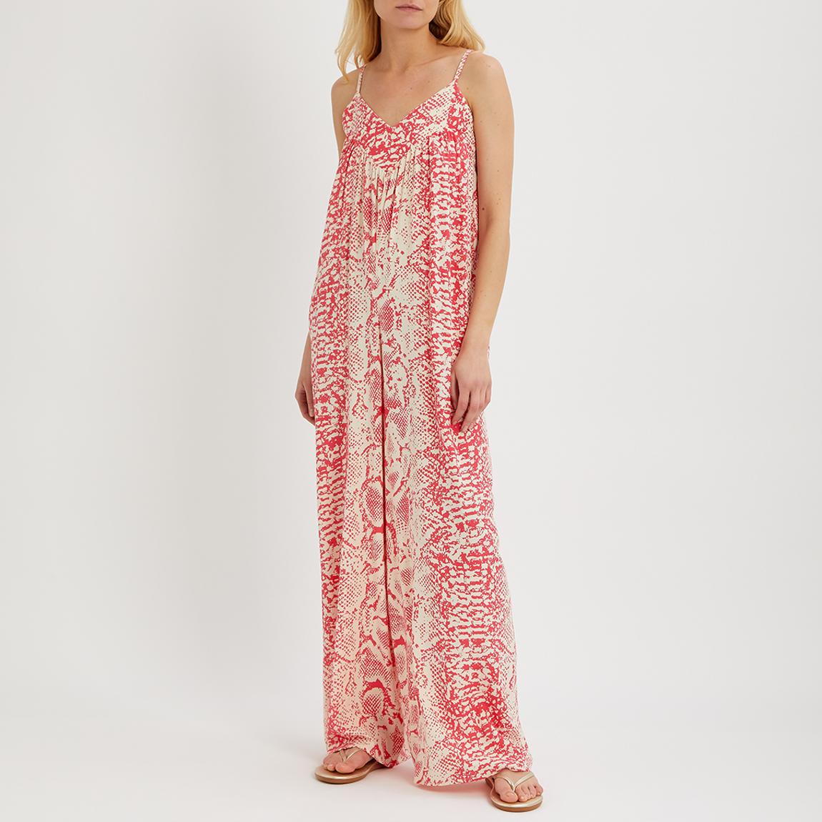 Geranium Safari Print Wide Leg Jumpsuit main product photo