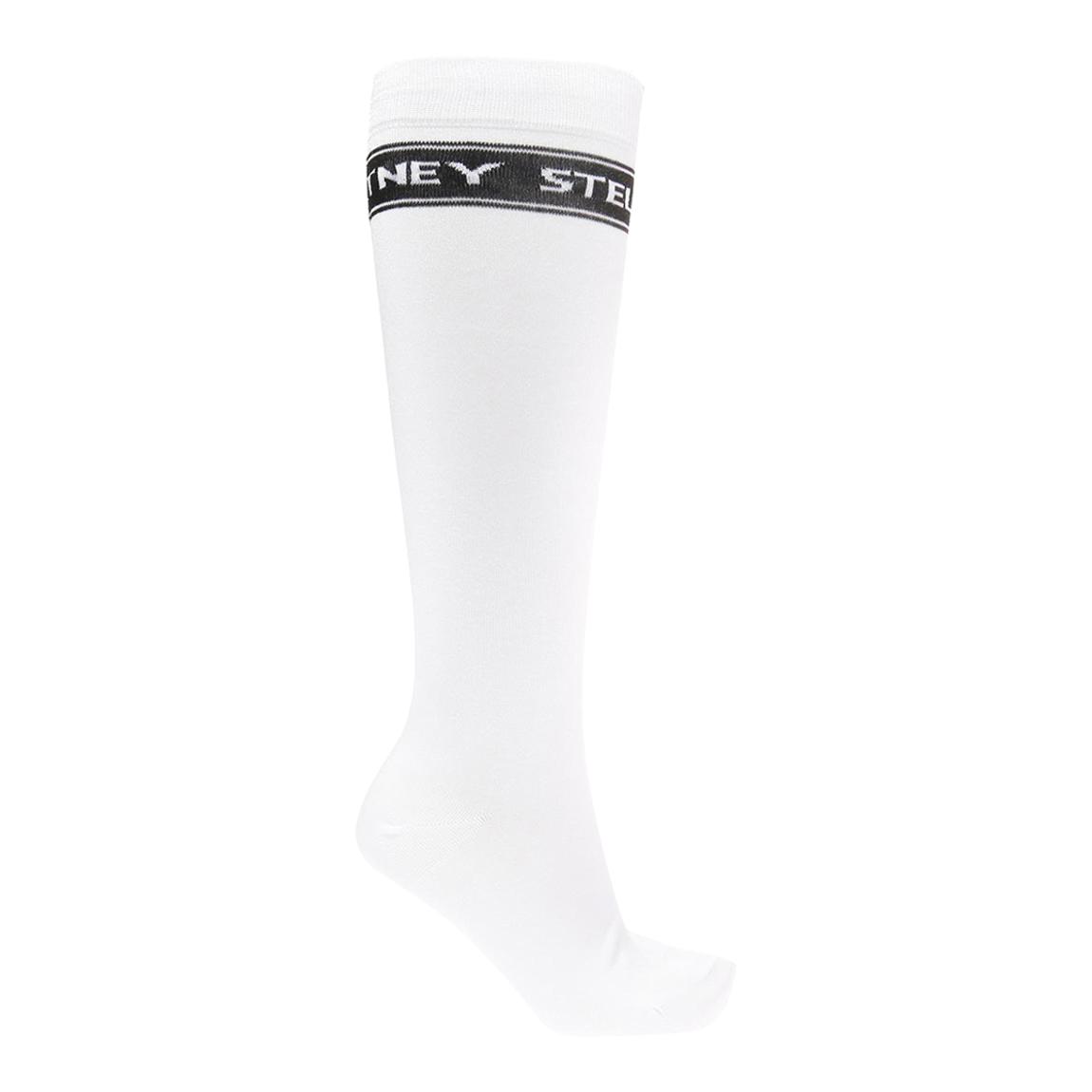 White Stella McCartney Embroidered Knee High Socks main product photo