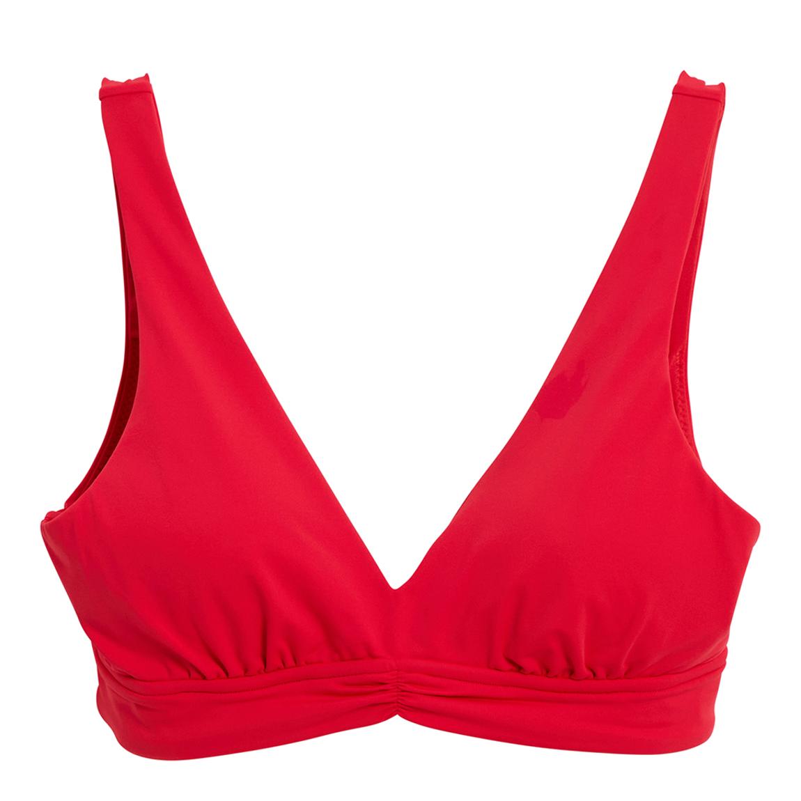 Red V Neck Tank Bikini Top main product photo
