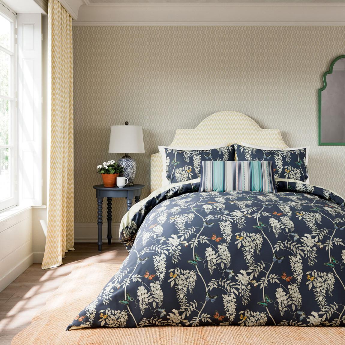 Sanderson Wisteria and Butterfly King Duvet Set main product photo