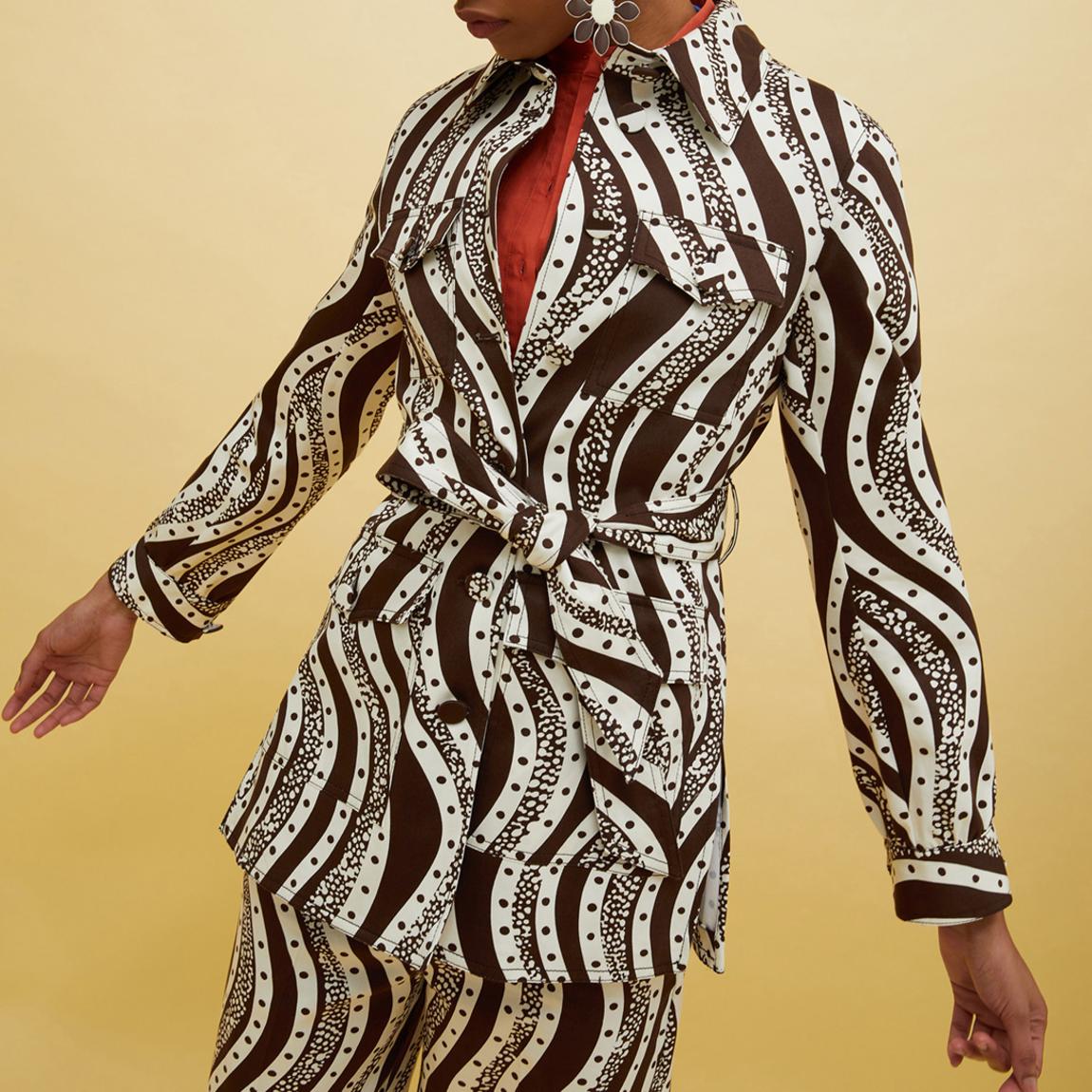 Black/White Mopti Pattern Jacket main product photo