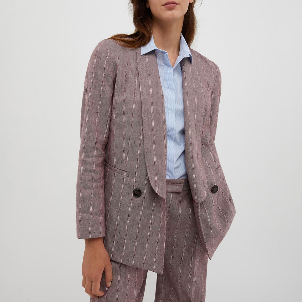 Burgundy Opus Cotton Blazer main product photo