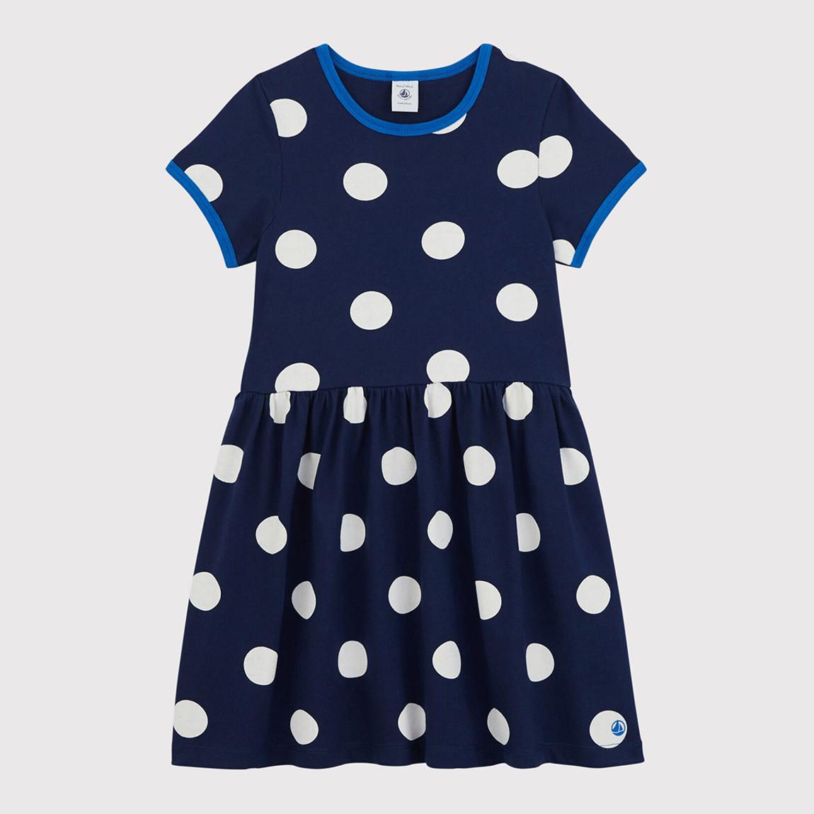 Navy Polka Dot Dress main product photo