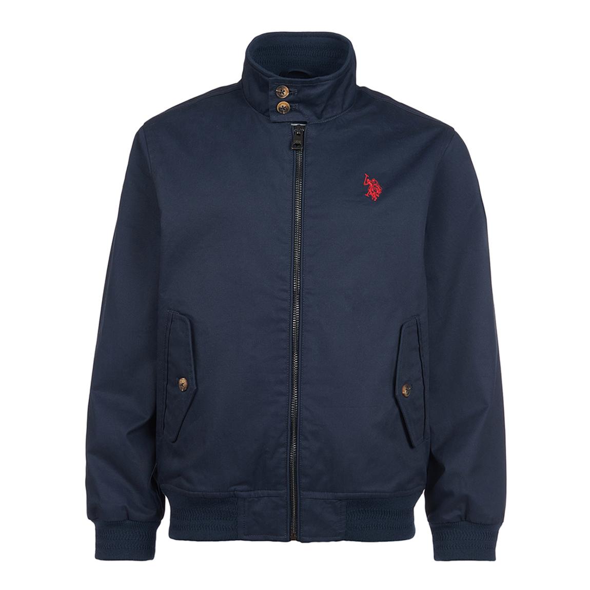 Boy's Navy Twill Harrington Cotton Jacket main product photo