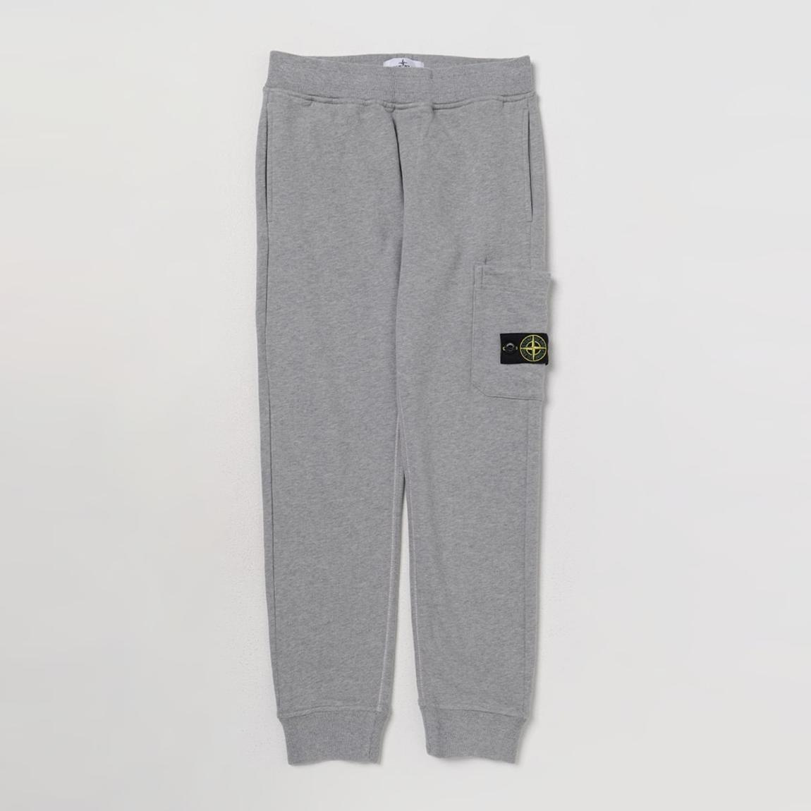 Grey Fleece Cotton Cargo Joggers main product photo