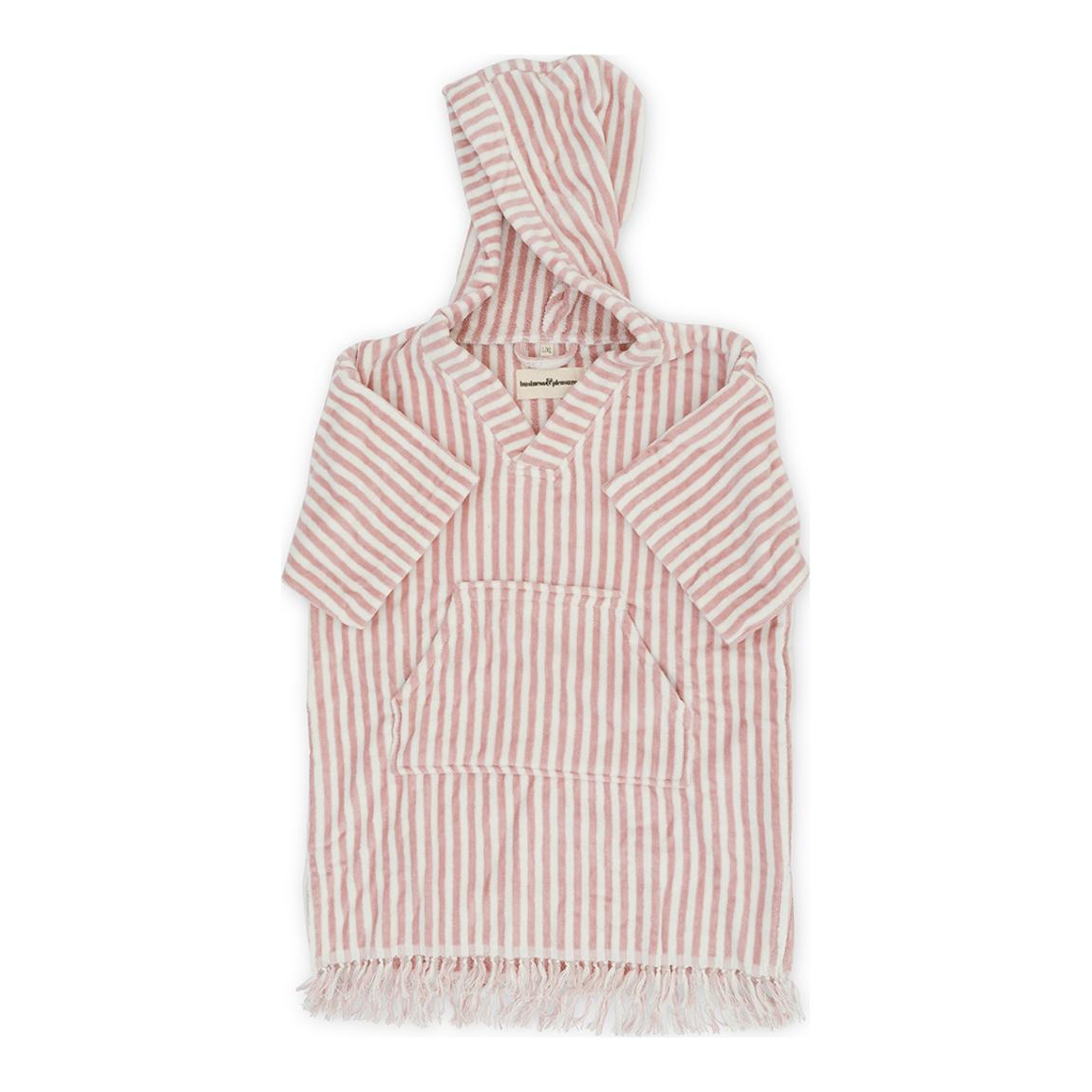 The Kids Poncho, Ages 4-7 Laurens Pink Stripe main product photo