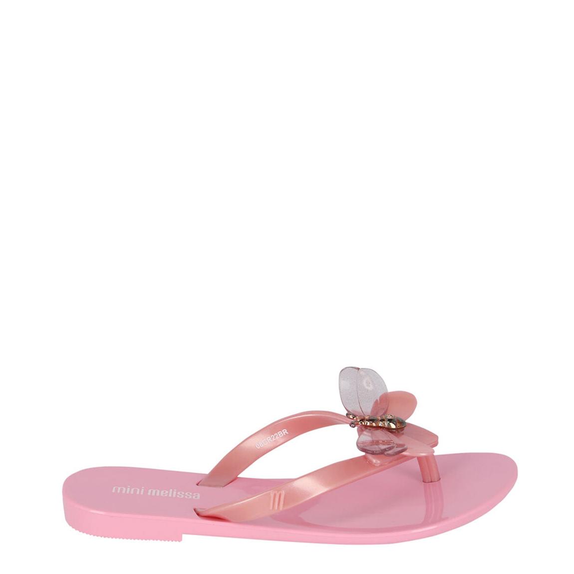 Kids Pink Harmonic Butterfly Detail Flip Flops main product photo