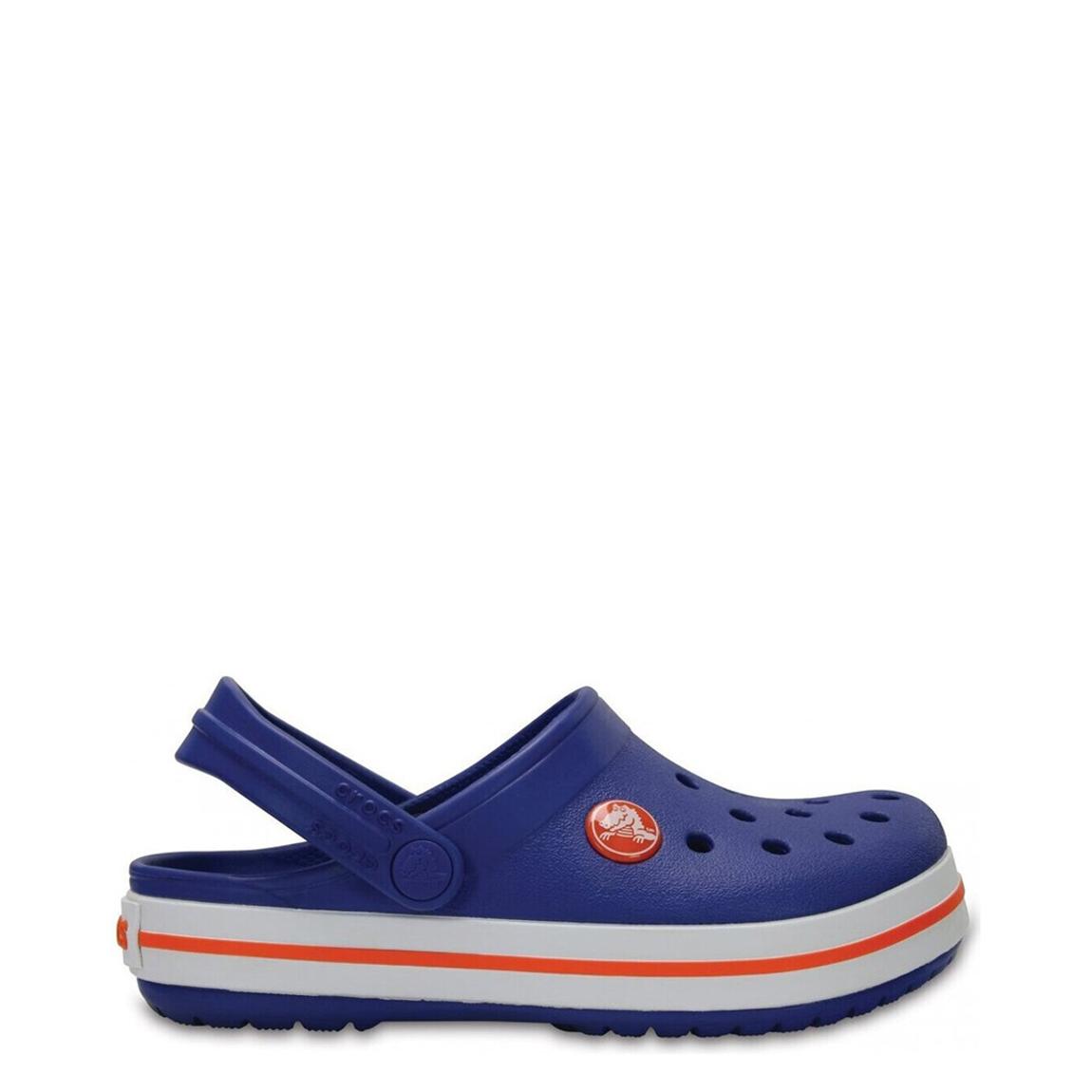 Younger Kid's Blue Multi Crocband Clog main product photo
