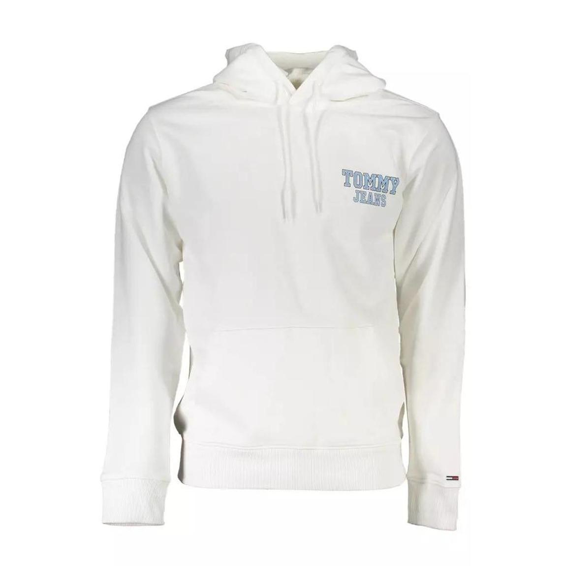 Classic Fit Hoodie Tommy Jeans Logo - White Sweaters main product photo