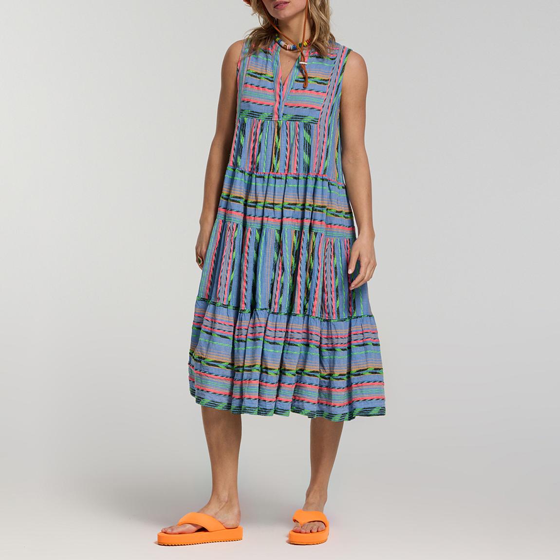 Blue & Pink Nephritis Dress main product photo