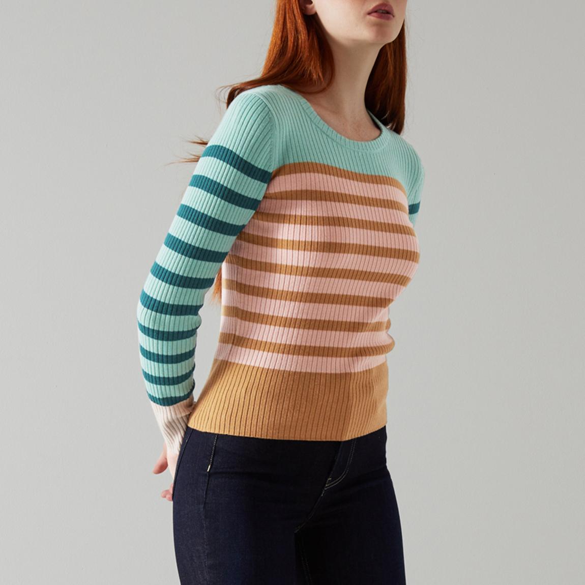 Multi Love Striped Wool Jumper main product photo