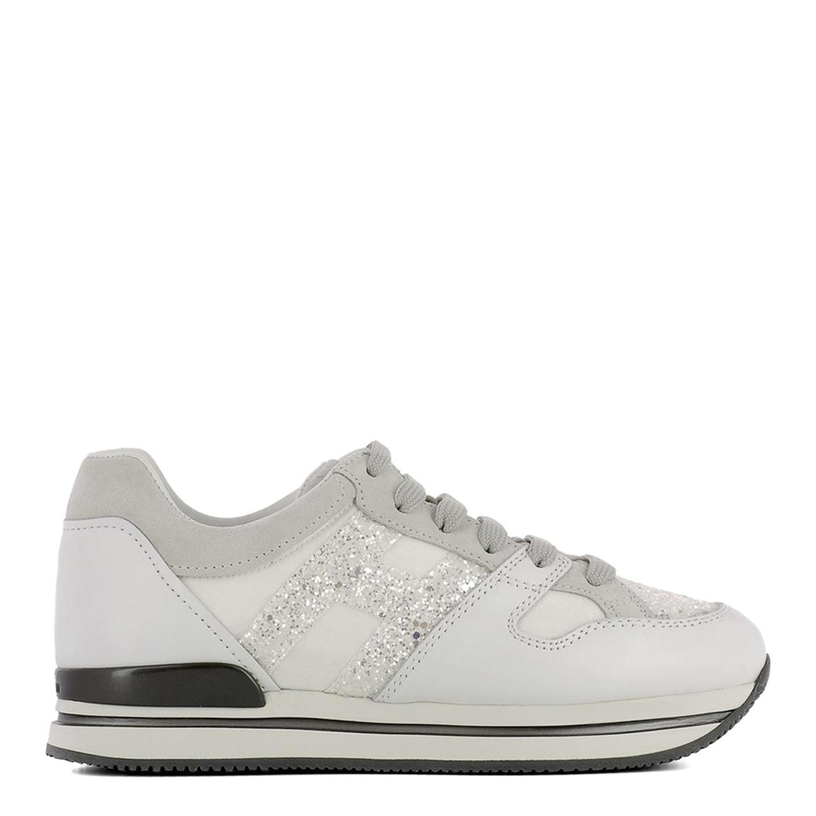 Grey And Silver Glitter Sneakers main product photo