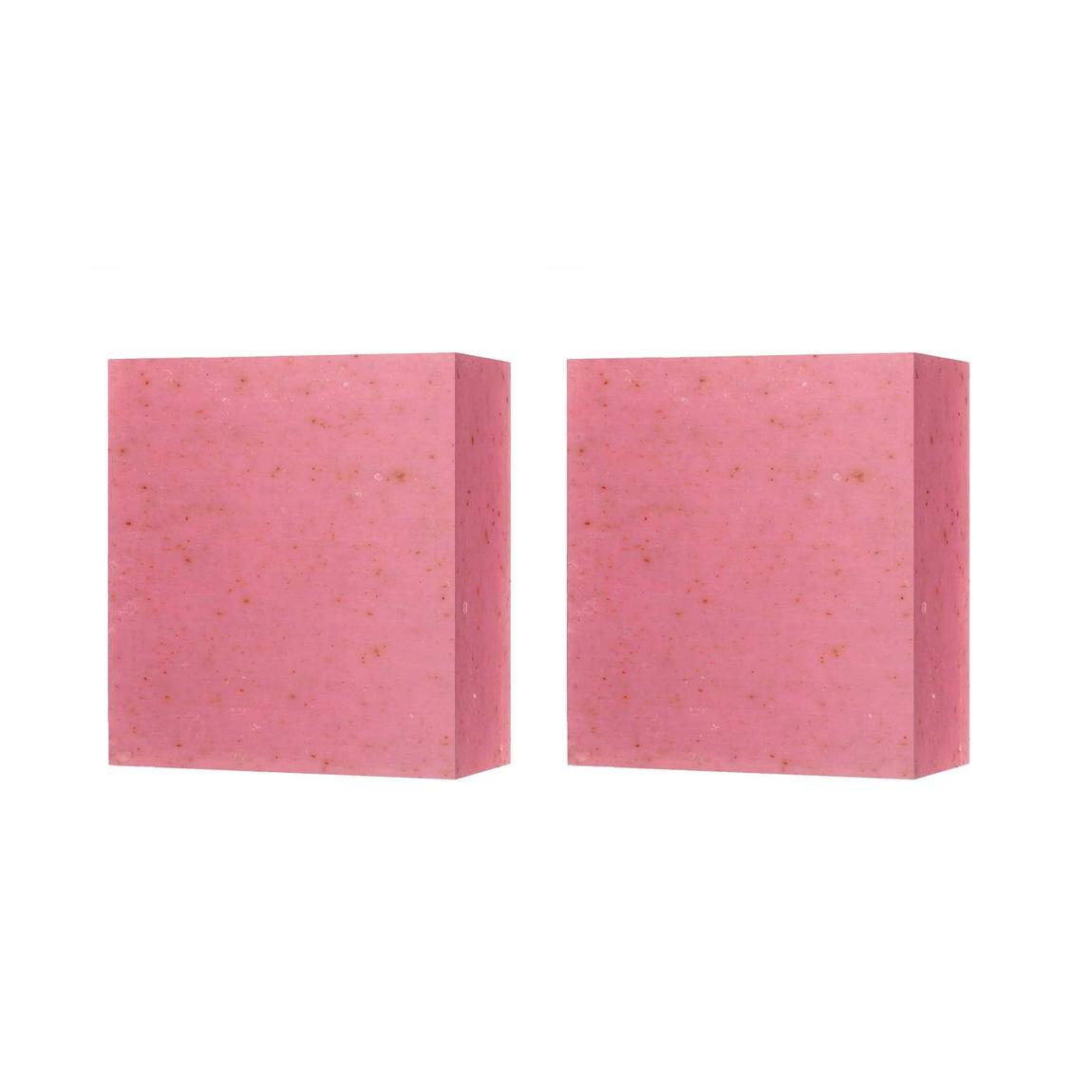 Dr Botanicals Hydrating Rose Facial Cleansing Bar 100g Twin Value Savings Pack main product photo