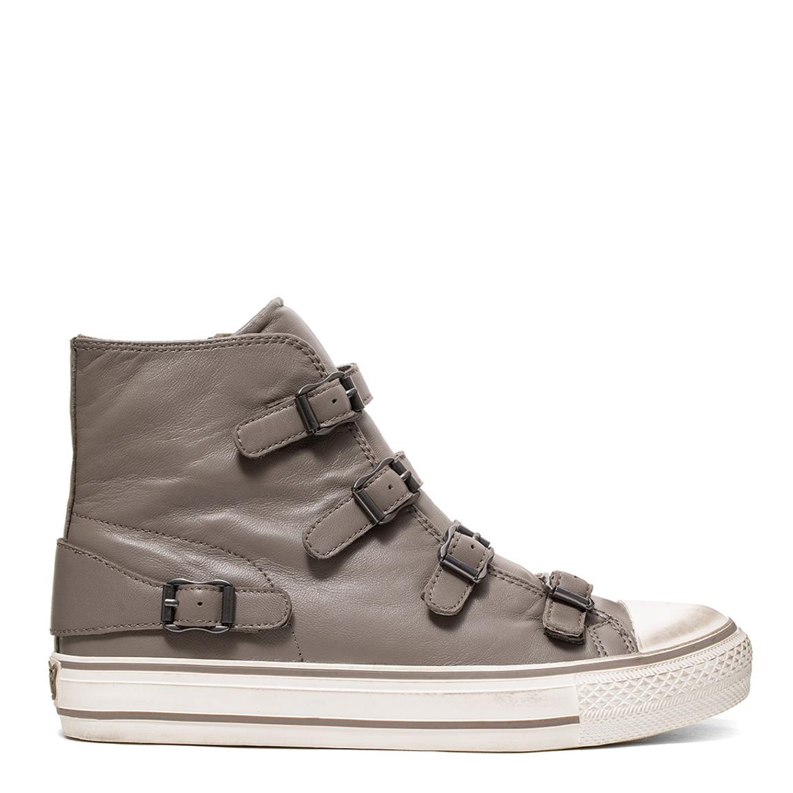 Grey Perkish Virgin Buckle Trainers main product photo