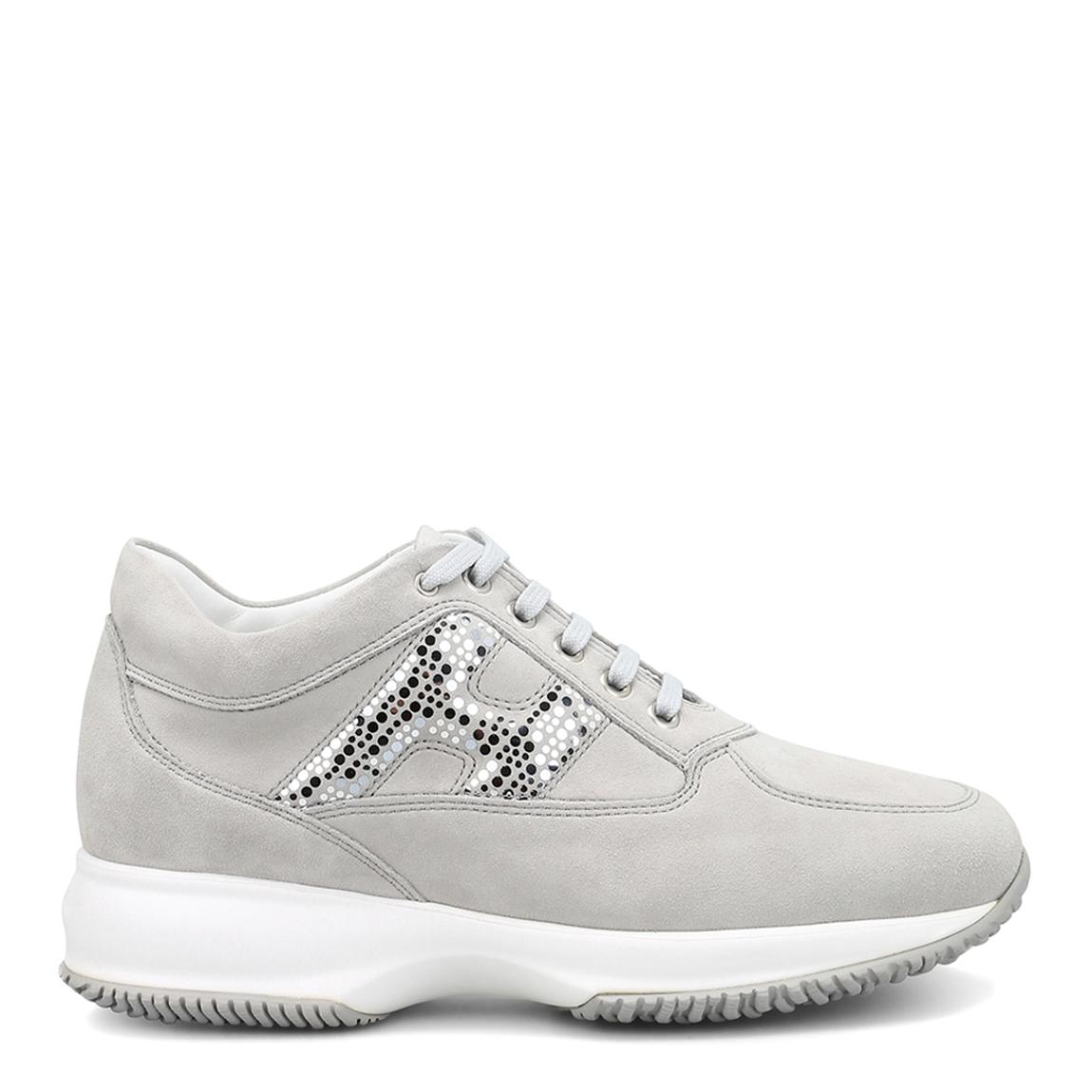 Grey Suede Leather Sneakers main product photo