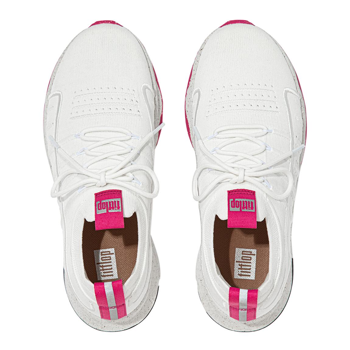 FitFlop Urban White Mix Vitamin FF Knit Sports Trainers BrandAlley