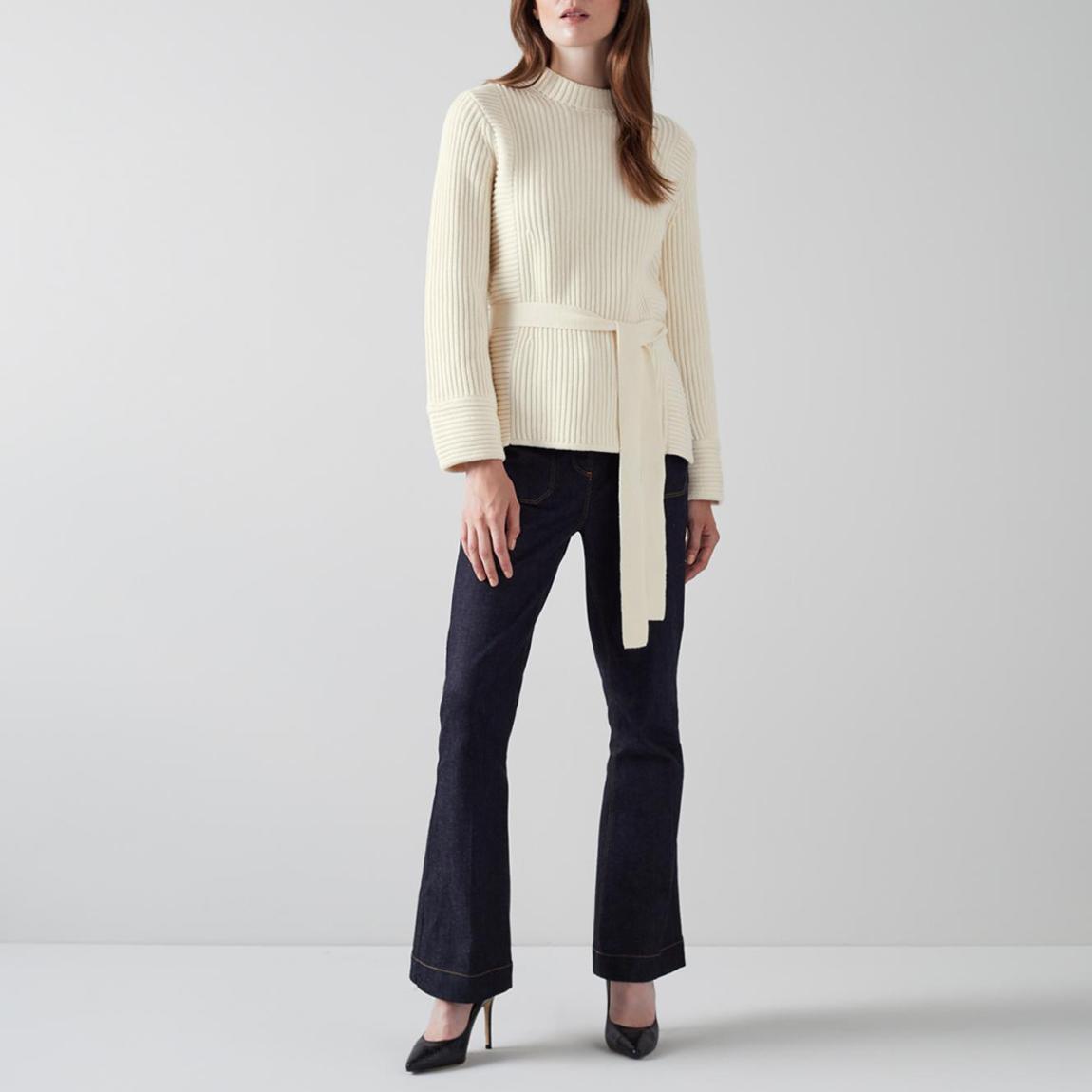 Cream Sunniva Cotton Blend Jumper main product photo