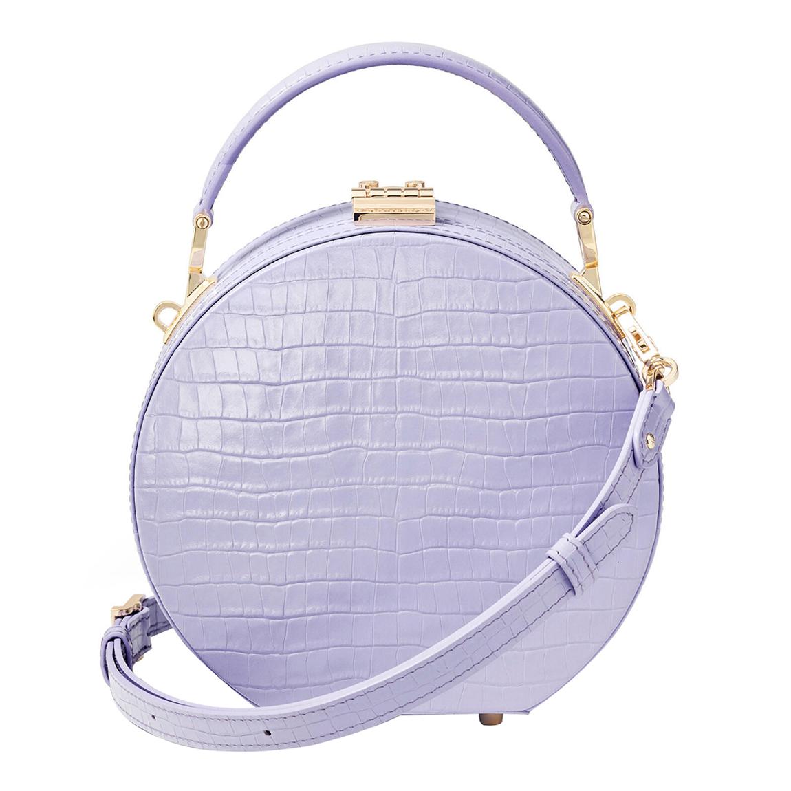 Lavender Hat Box Crossbody main product photo