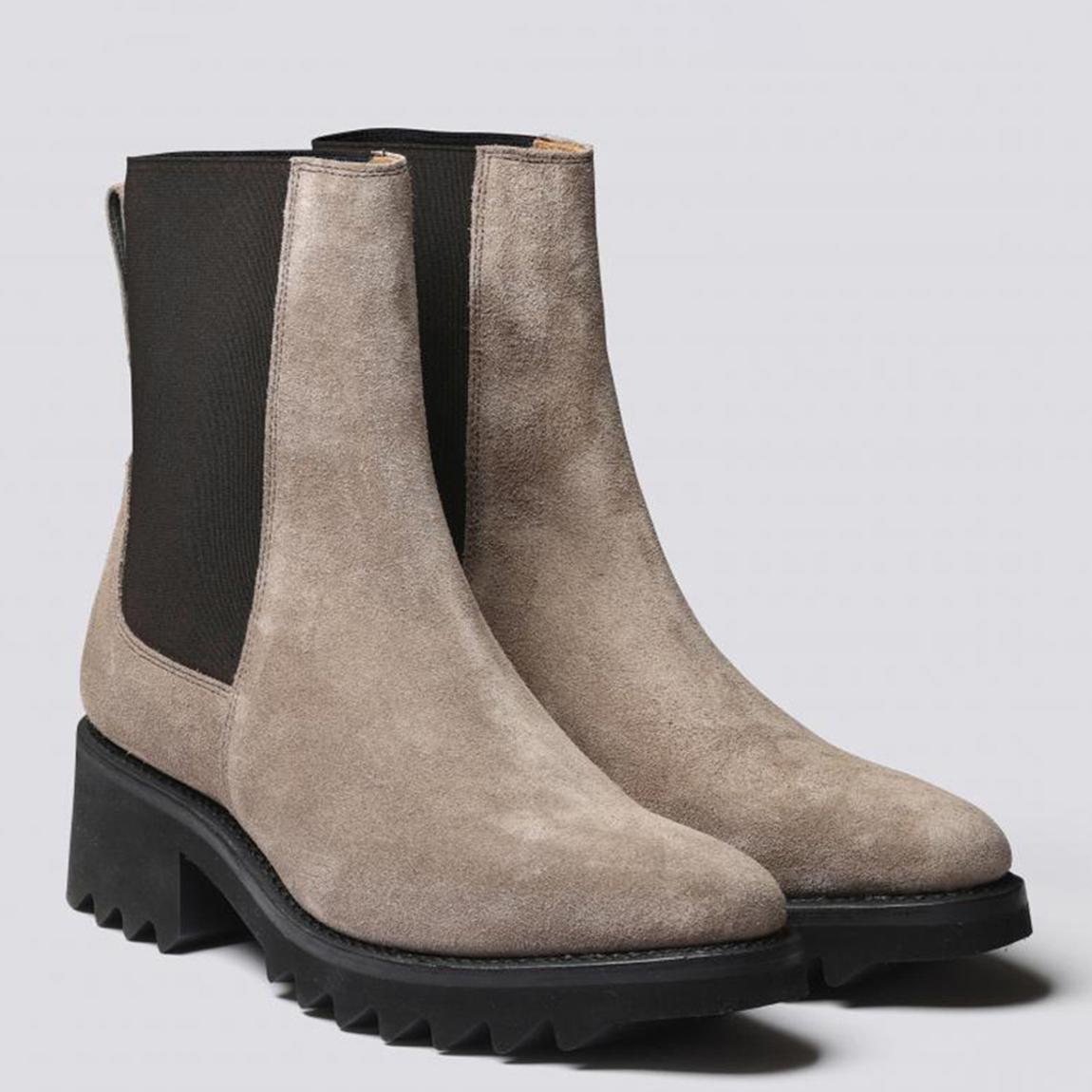 Ladies Brown Tilly Suede Chelsea Boot main product photo