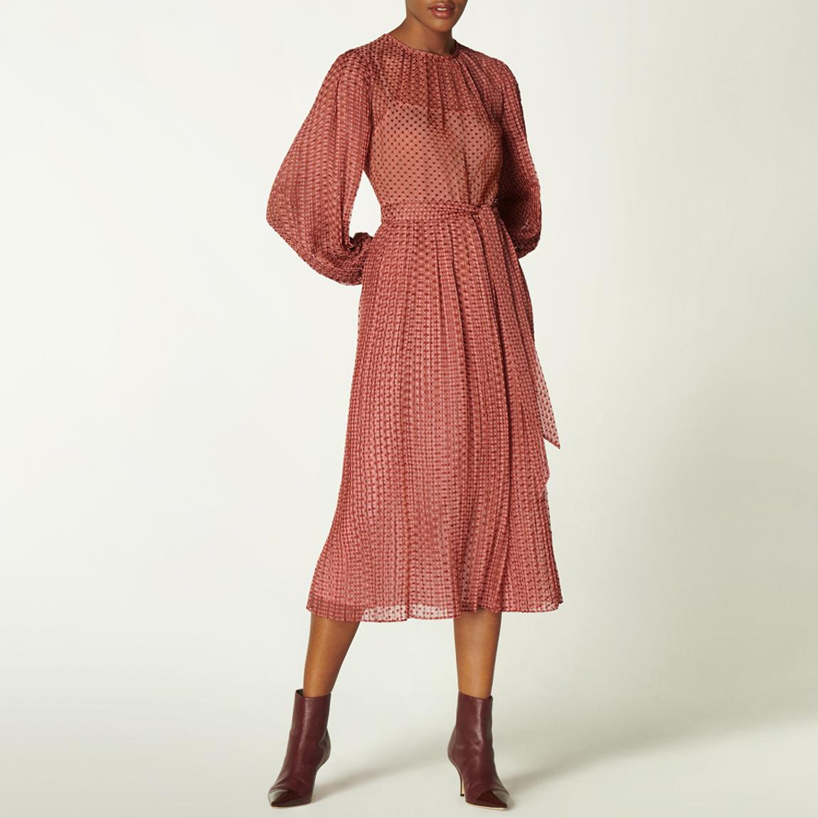 Pink Felix Polka Dot Dress main product photo