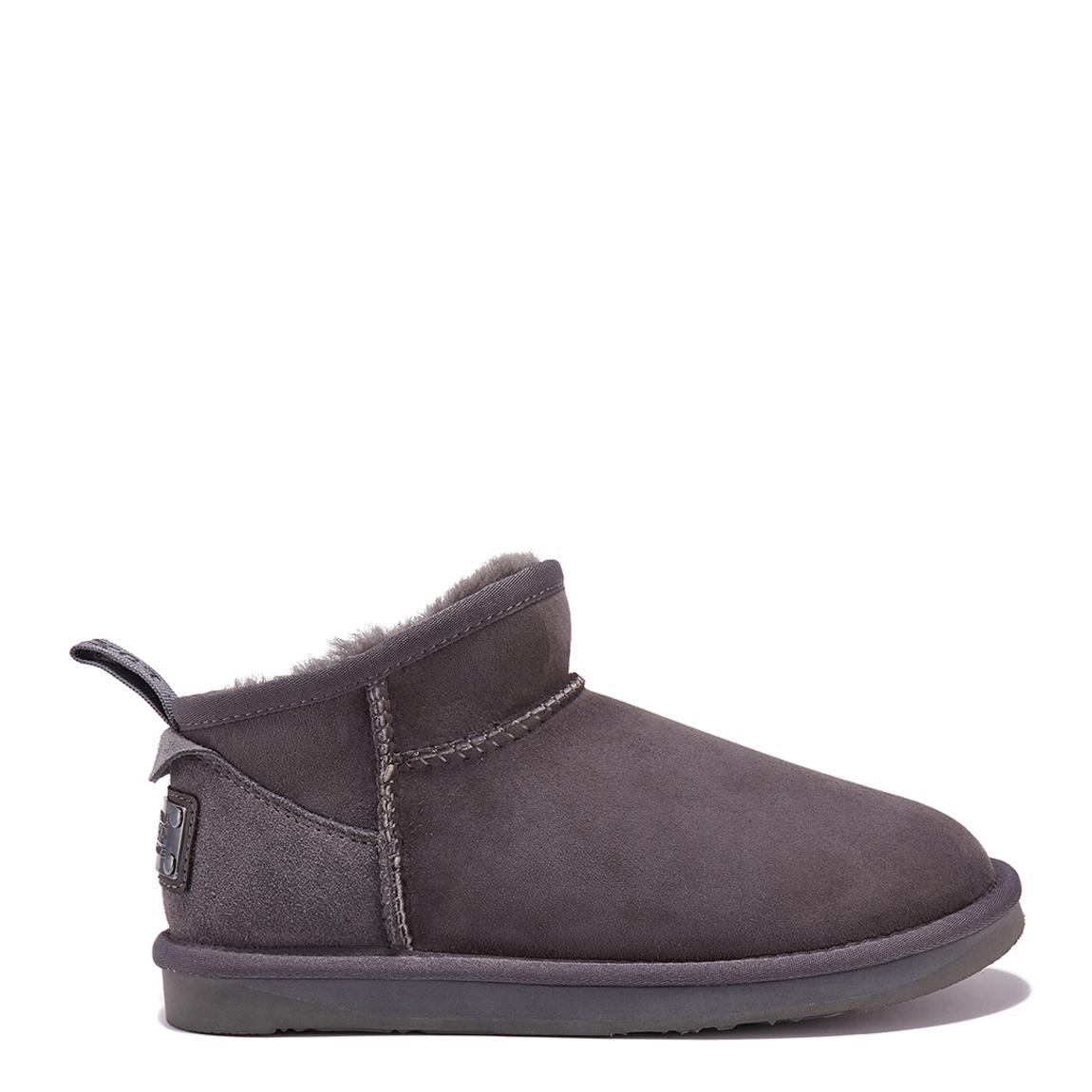 Grey Cosy Ultra Short Sheepskin Boots main product photo