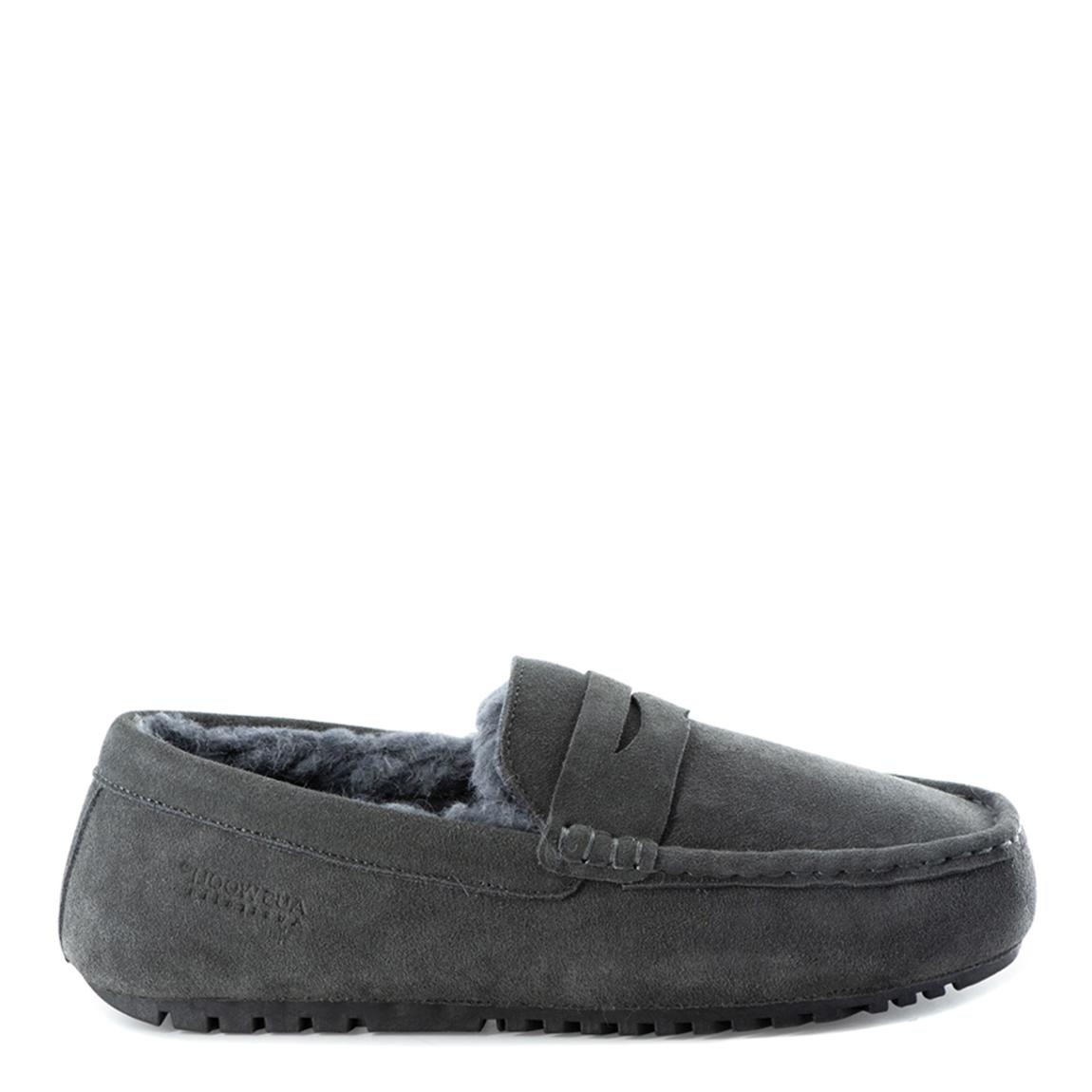 Men's Grey Terrigal Cosy Moccasin Slippers main product photo