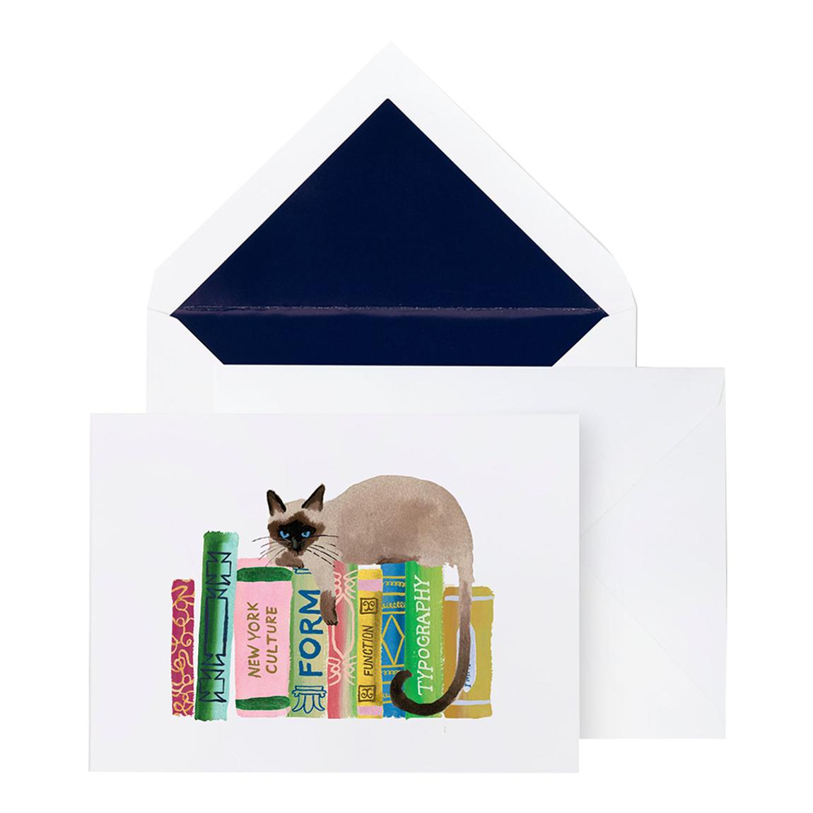 Notecard Set, Bookshelf main product photo