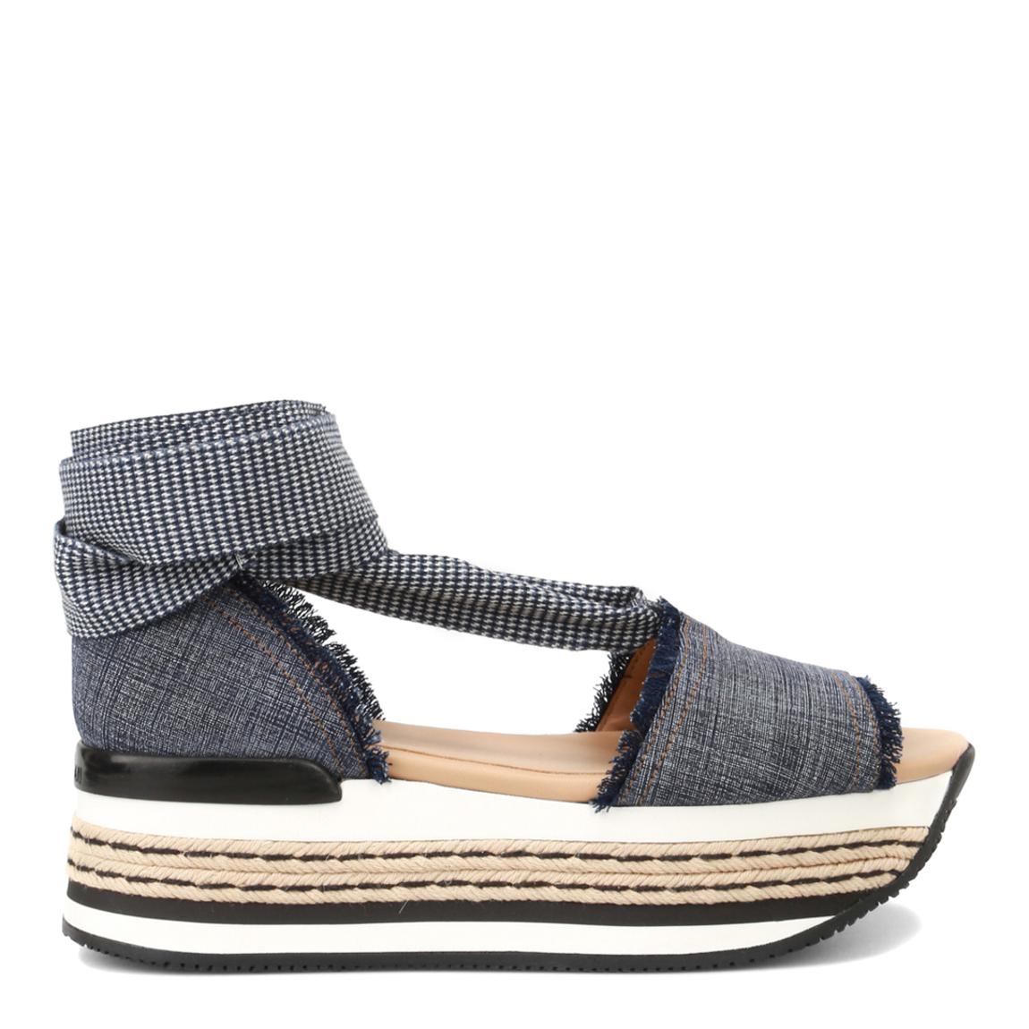 Grey And Black Wrap Up Sandal main product photo