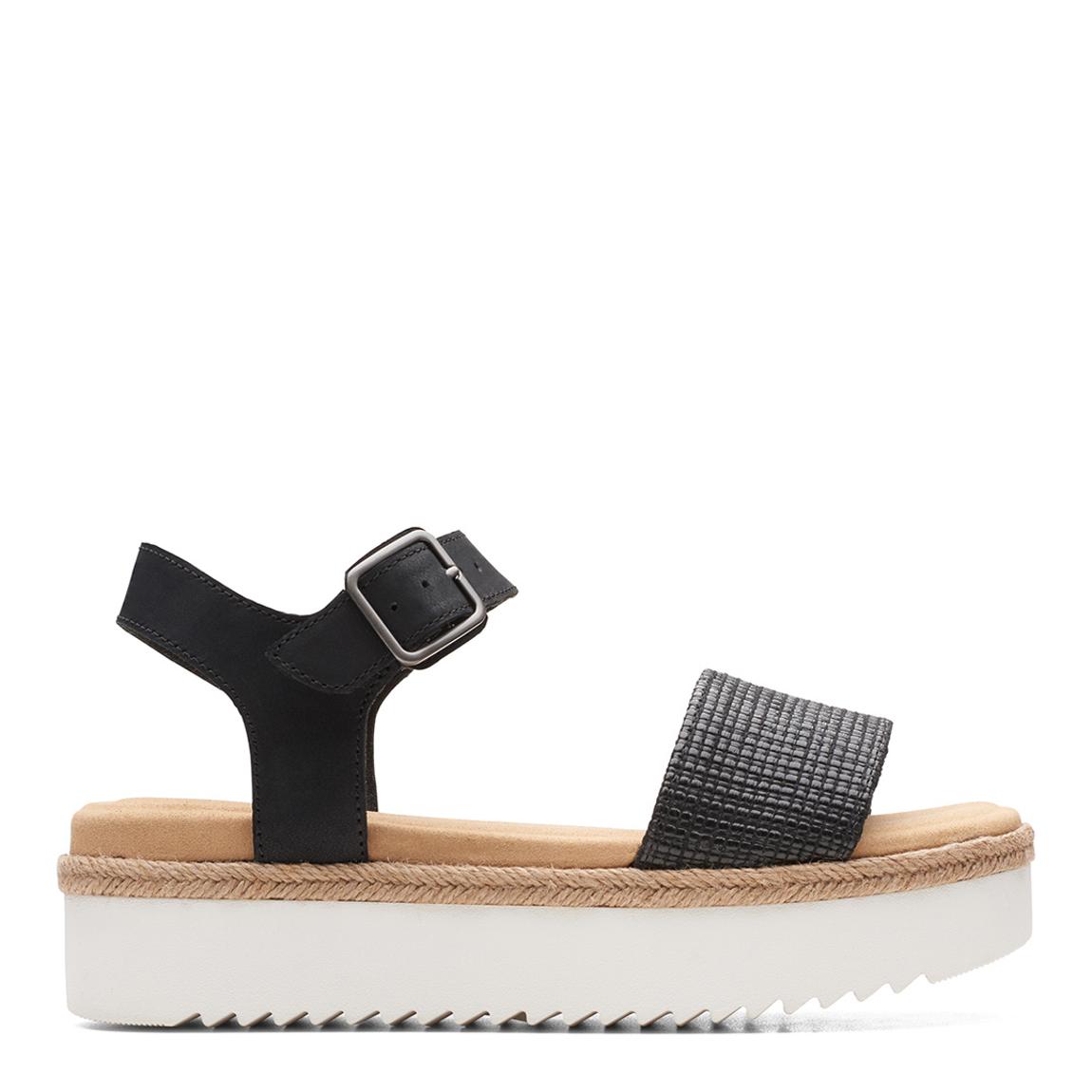 Lana Shore Black Combi Lea Sandal main product photo