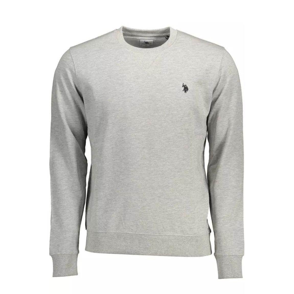 Crew Neck Sweatshirt Classic Fit - Gray Sweaters main product photo