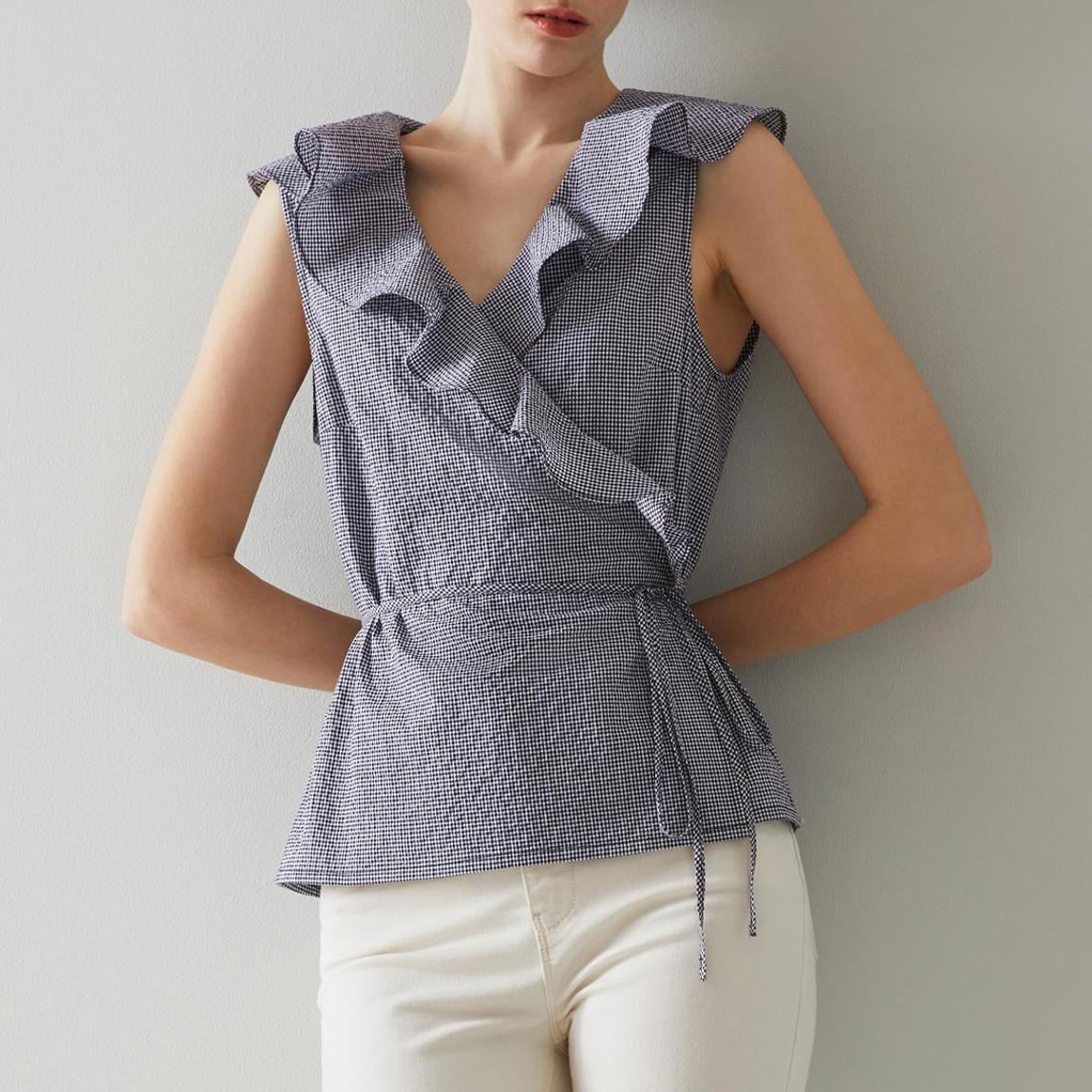 Navy Stripe Nimes Cotton Top main product photo