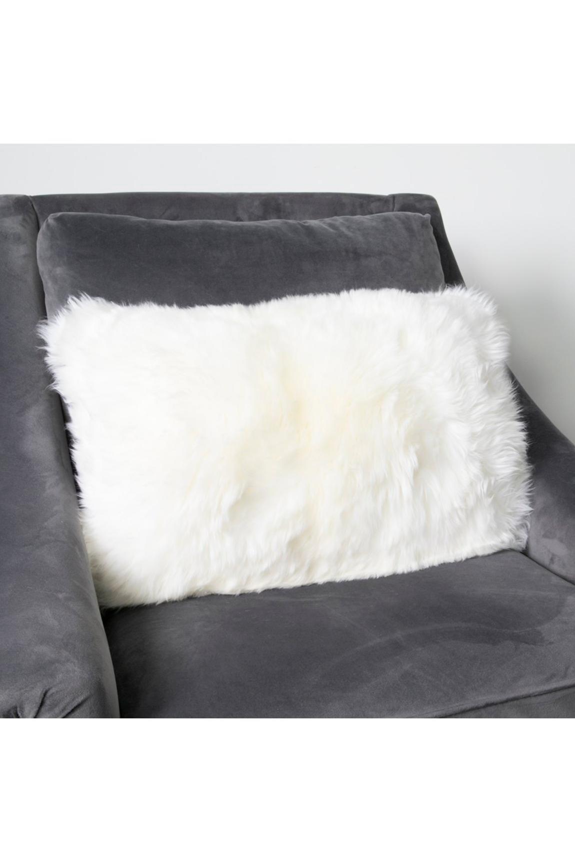 Natural Sheepskin Cushion main product photo