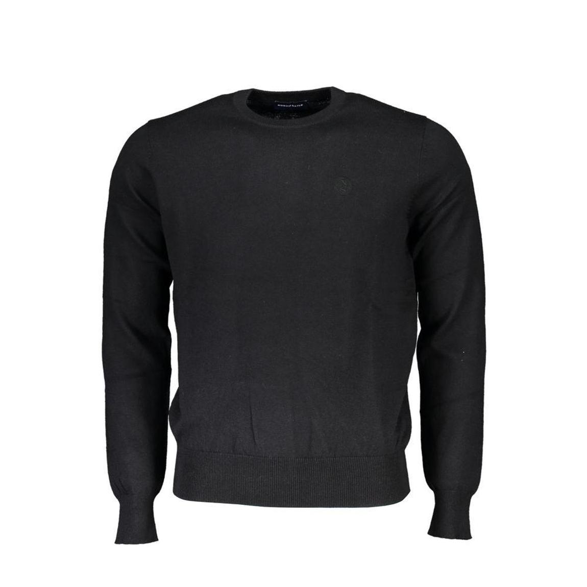 Crew Neck Sweater Classic Style - Black main product photo