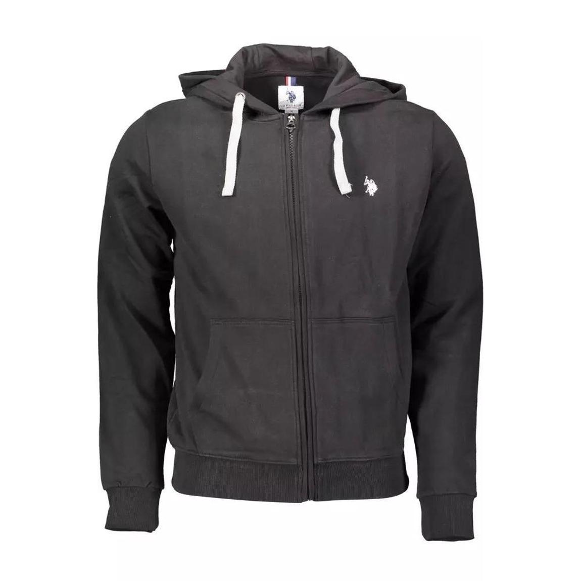 Zip Hoodie Classic Style - Black Sweaters main product photo