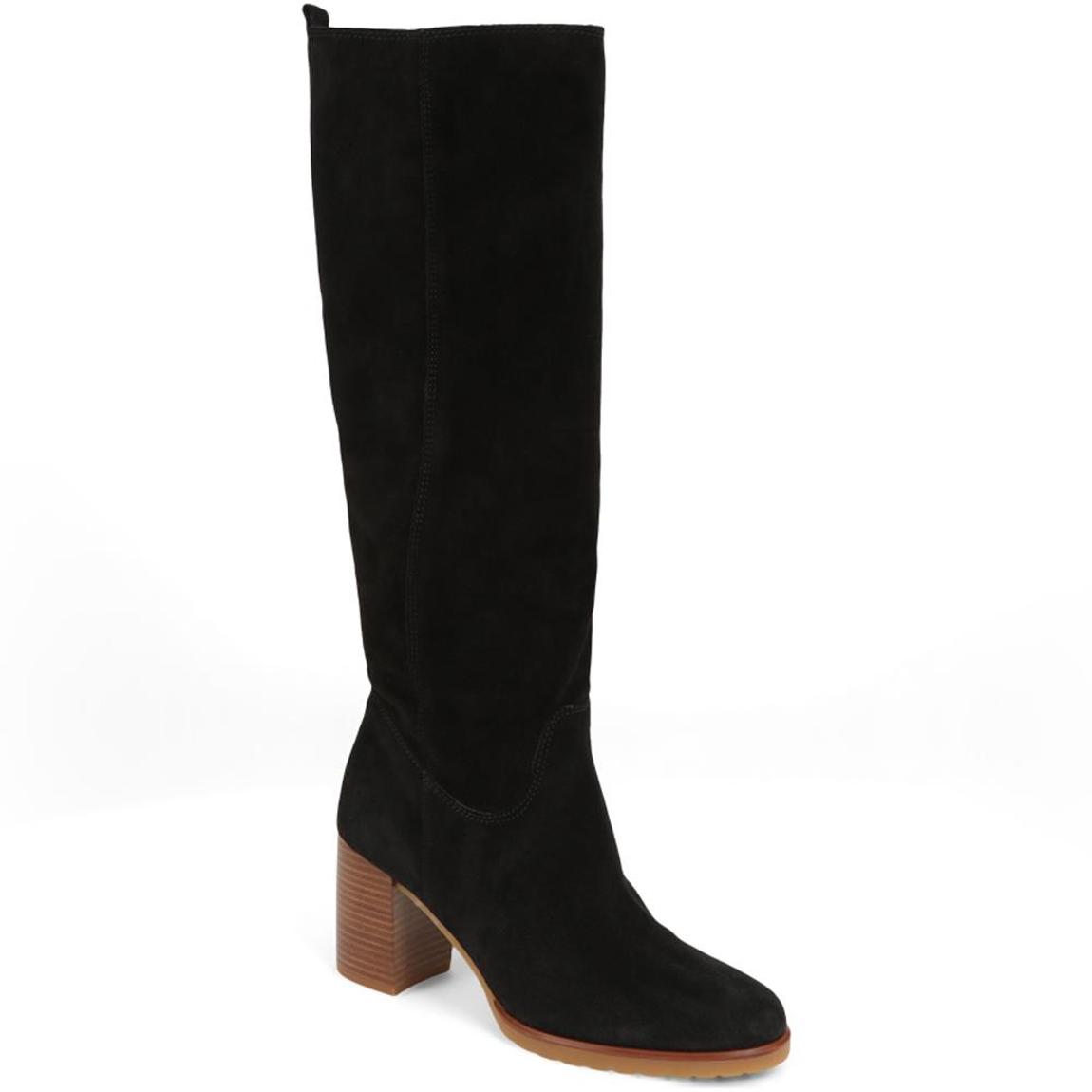 Iona Slouch Suede Knee Boots main product photo