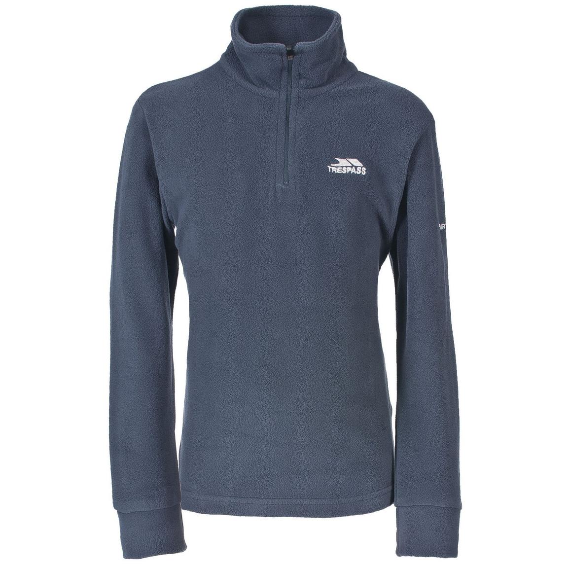 Childrens/Kids Masonville Zip Neck Microfleece Top Navy Blue main product photo