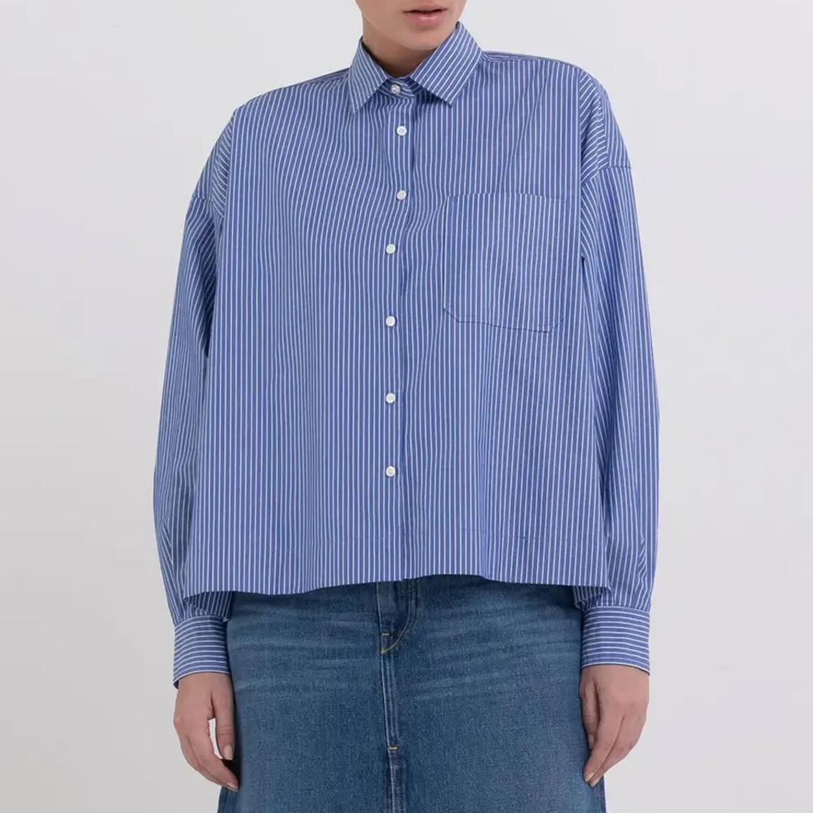 Blue Stripe Cotton Shirt main product photo