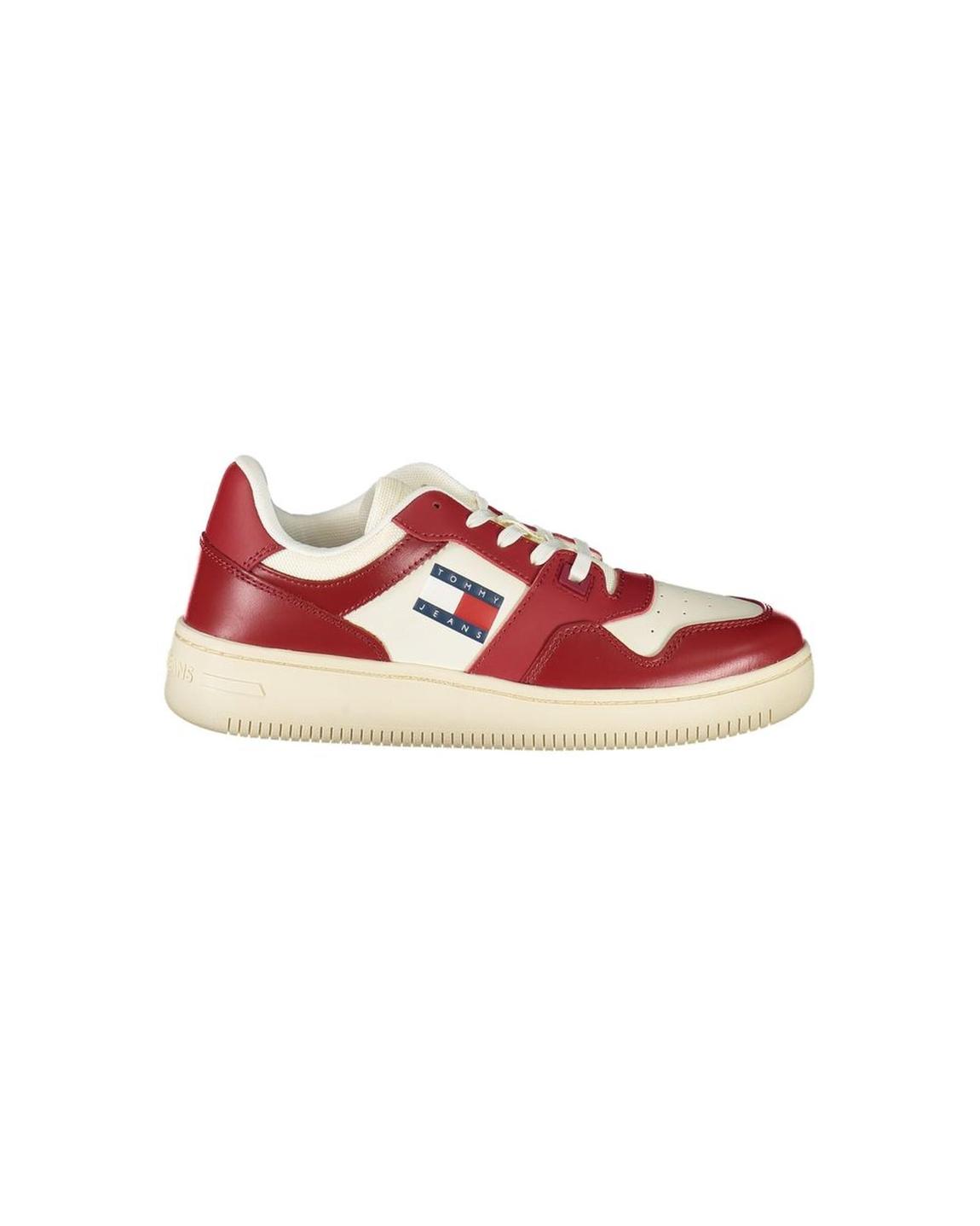 Platform Sneakers Casual Style Wo - Red main product photo