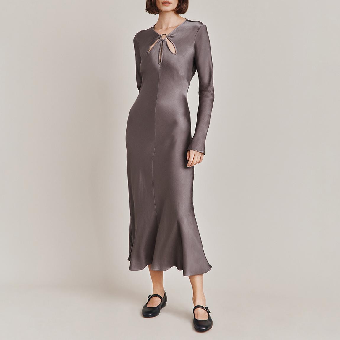 Warm Grey Freya Dress main product photo