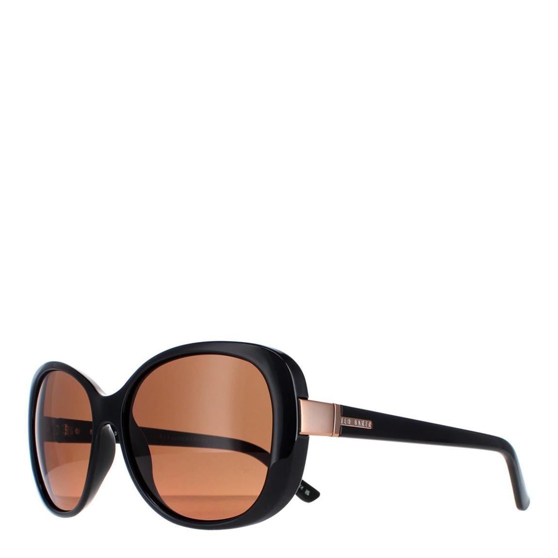 Women's Brown & Black Ted Baker Sunglasses 57mm main product photo