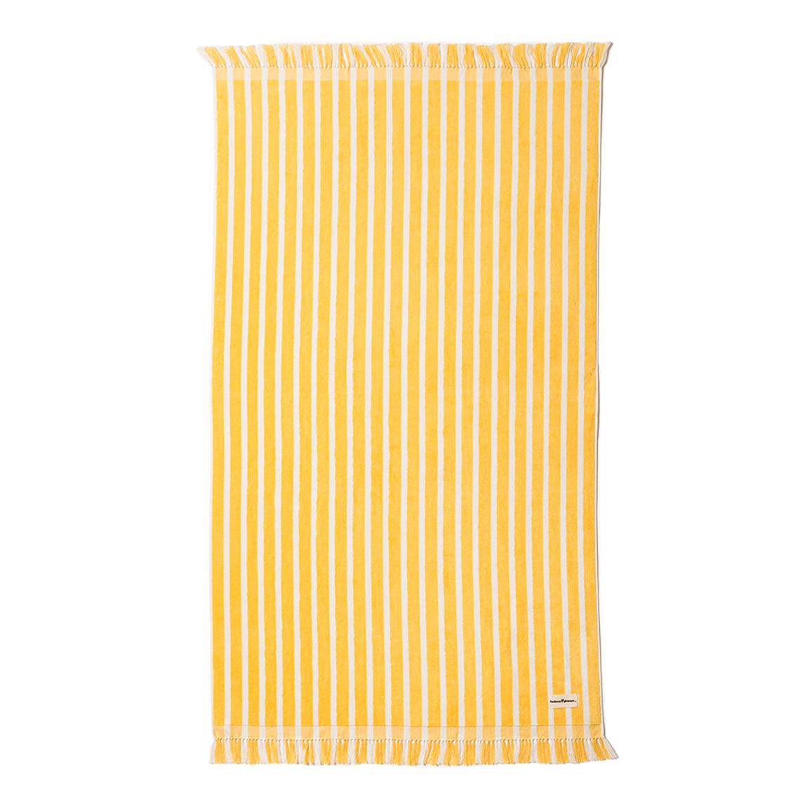 Monaco Stripe Beach Towel, Mimosa main product photo