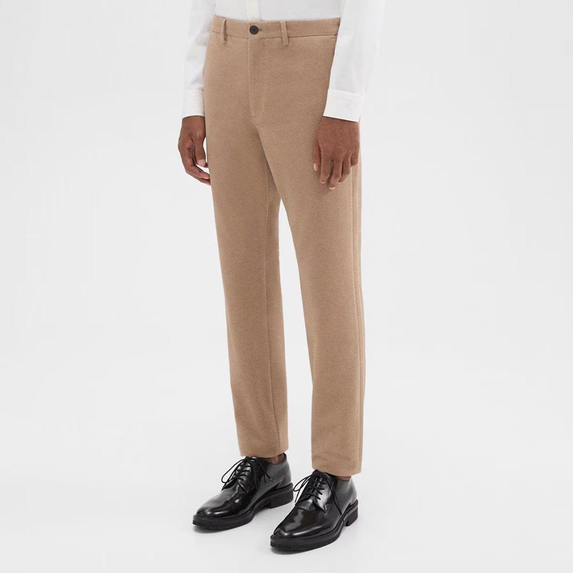 Camel Zaine Stretch Cotton Blend Trousers main product photo